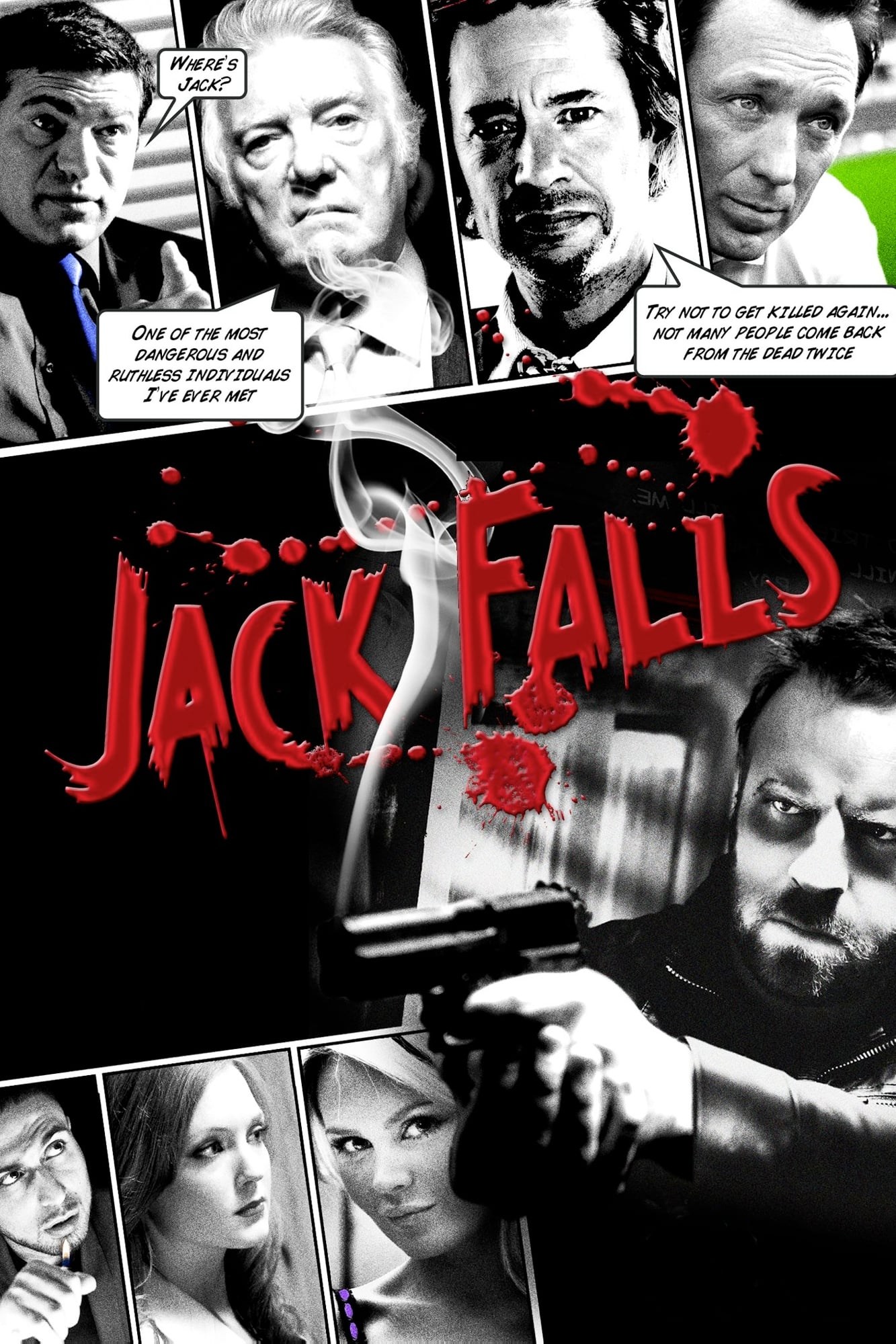 Poster de JACK FALLS en inglés