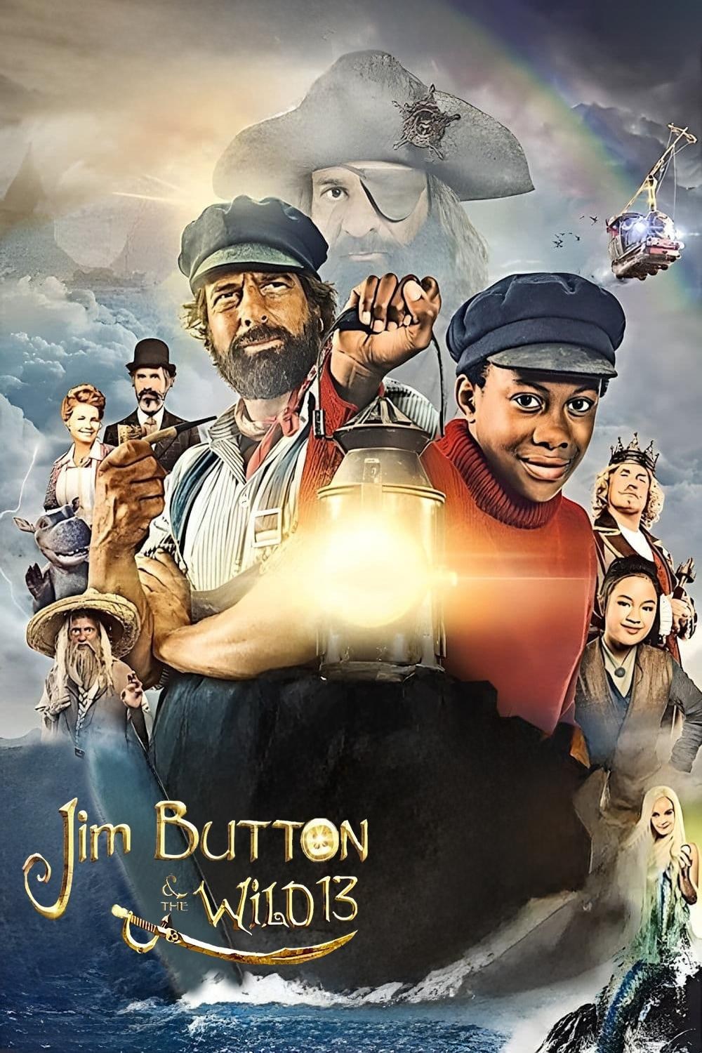 Poster de JIM BUTTON Y LOS TRECE SALVAJES en inglés