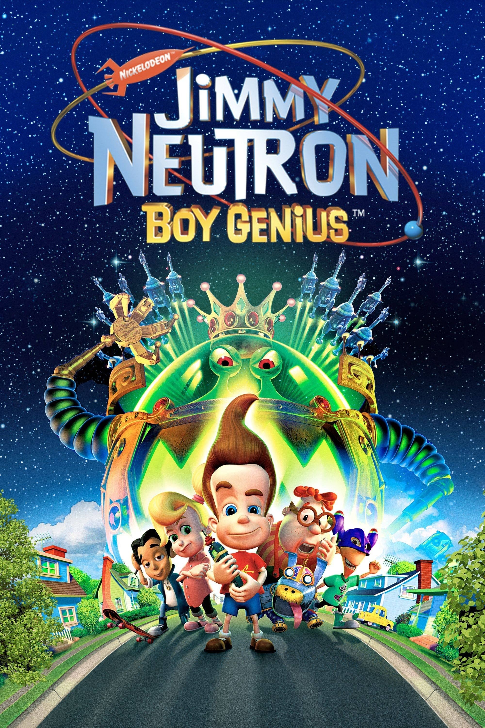 Poster de JIMMY NEUTRON: EL NIÑO INVENTOR en inglés