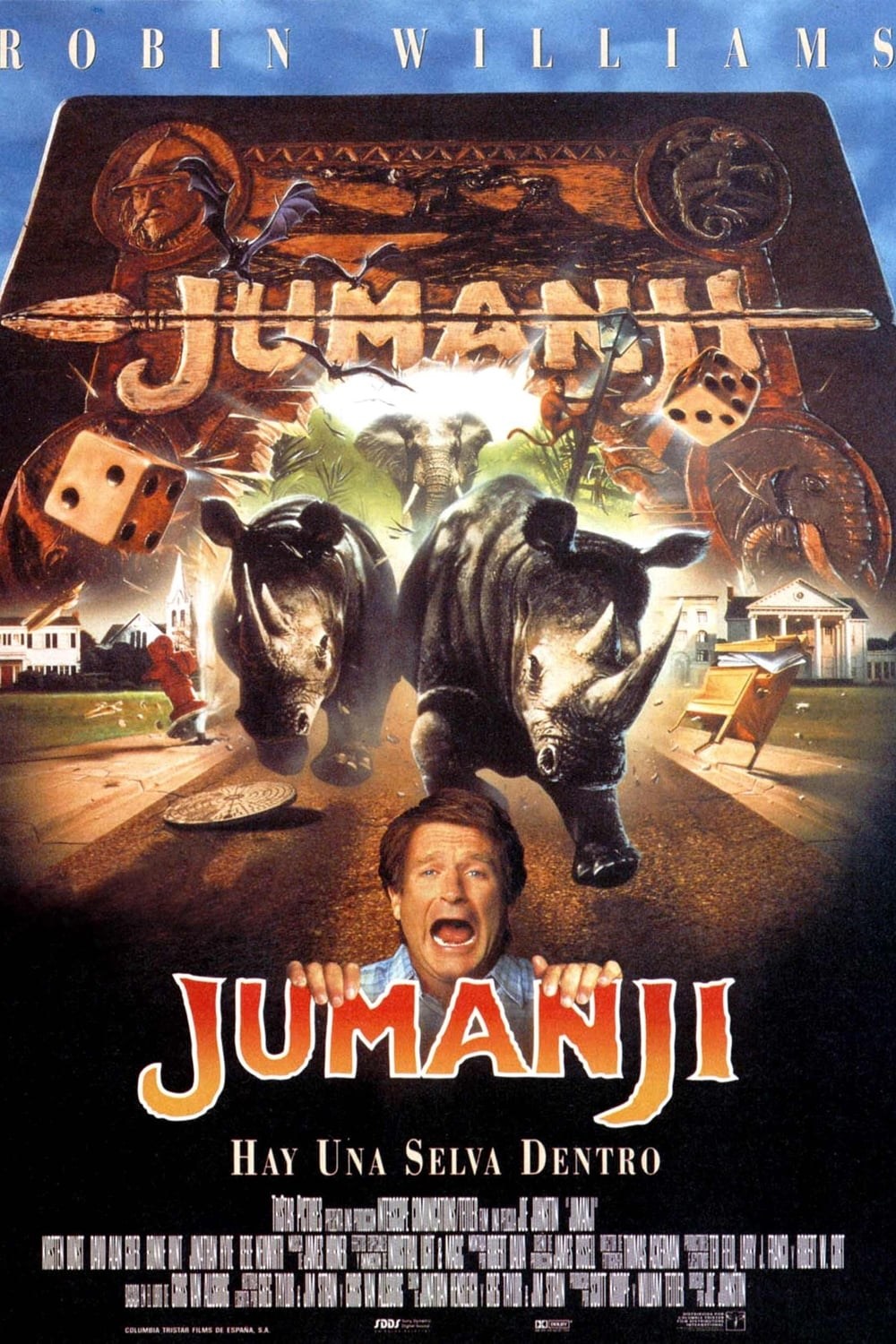 Poster de JUMANJI en español