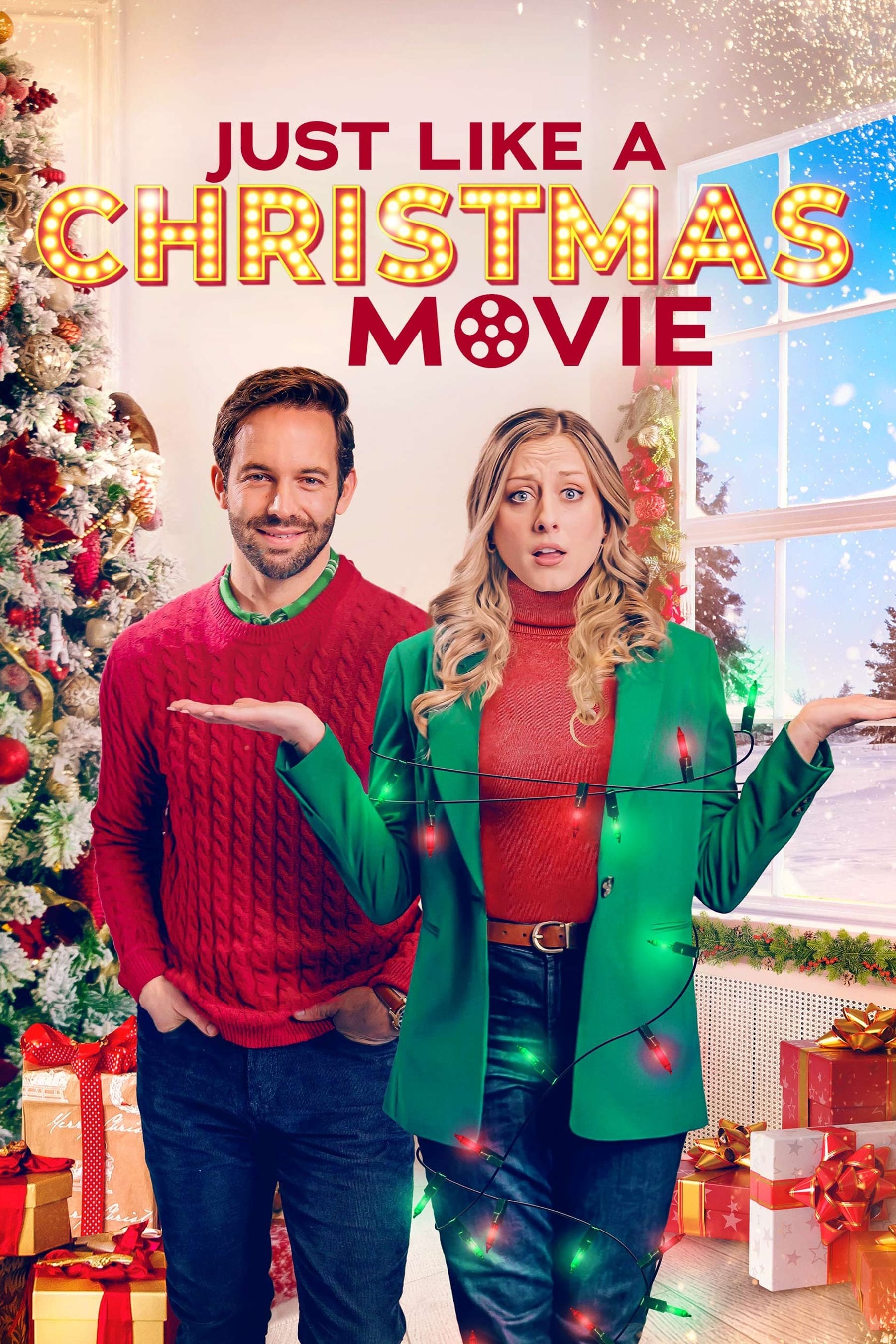 Poster de JUST LIKE A CHRISTMAS MOVIE en inglés