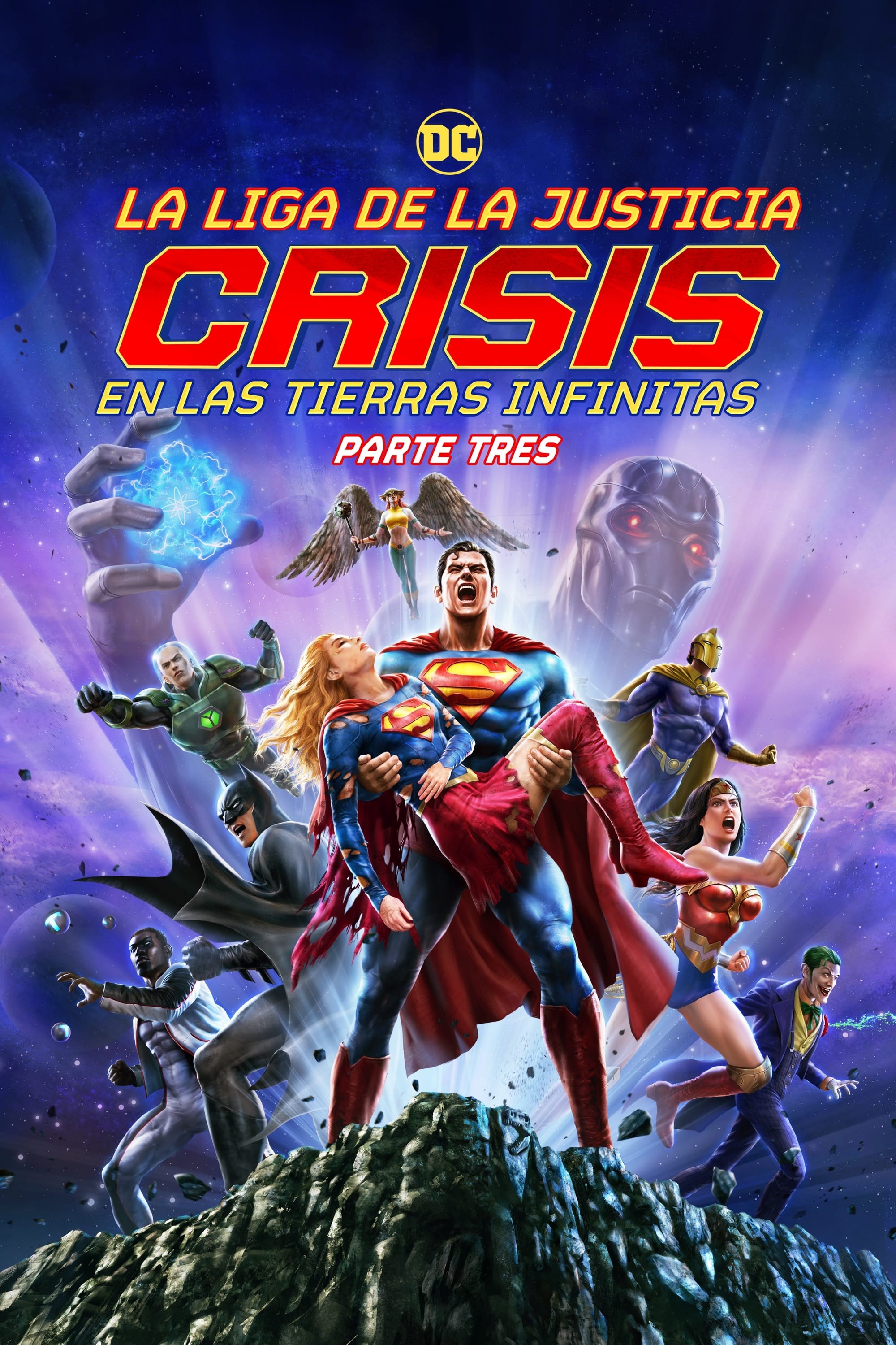Poster de LIGA DE LA JUSTICIA: CRISIS EN TIERRAS INFINITAS – PARTE 3 en español