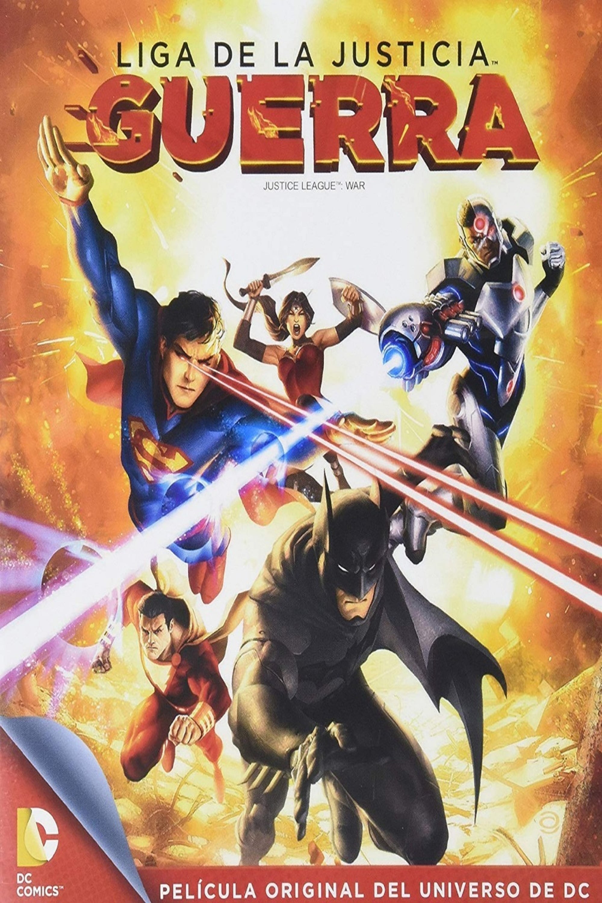 Poster de JUSTICE LEAGUE: WAR en español