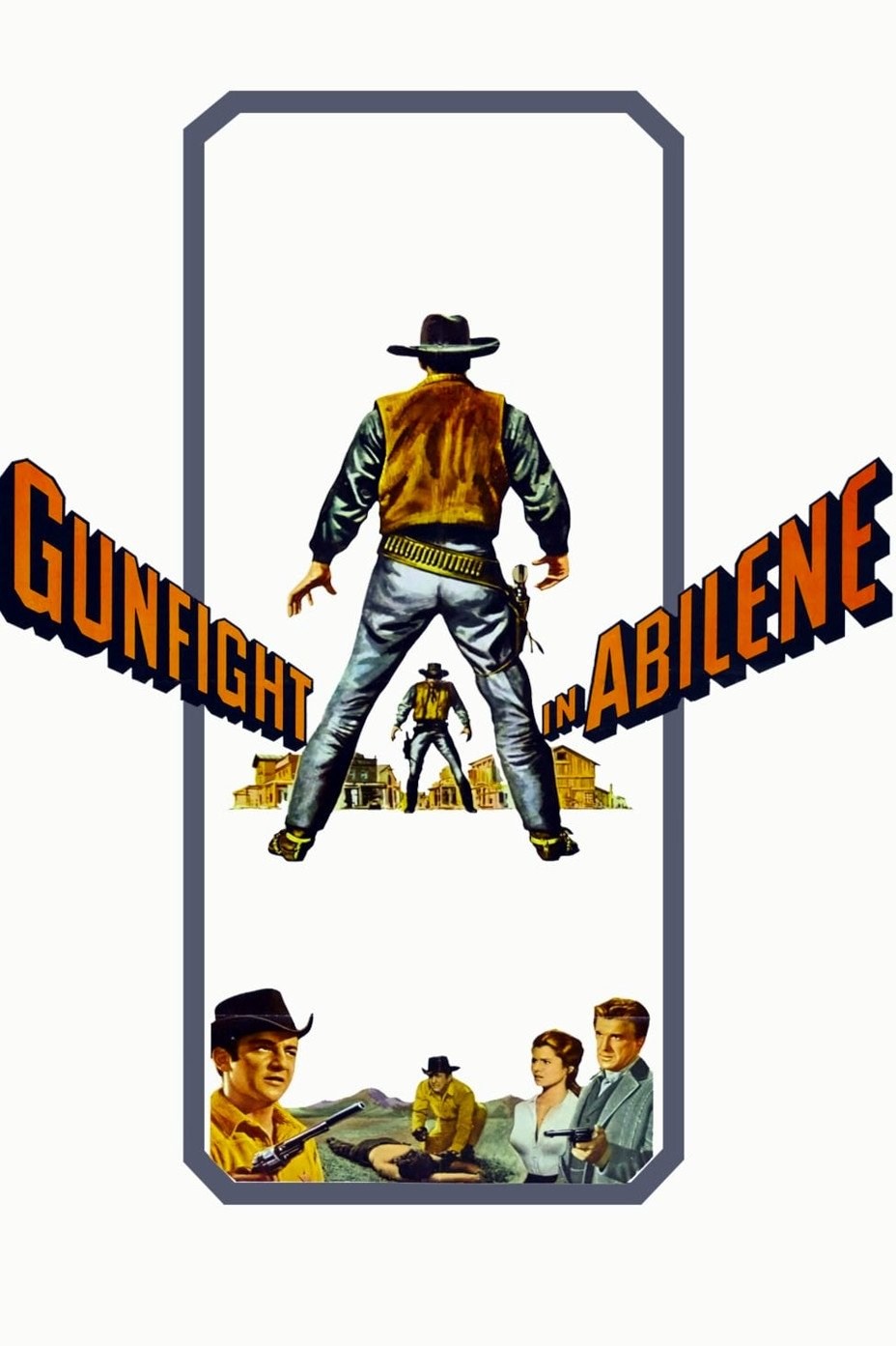 Poster de JUSTICIA EN ABILENE en inglés