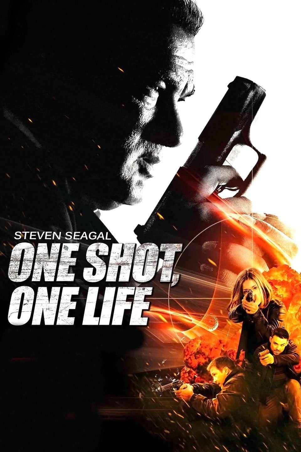 Poster de "JUSTICIA EXTREMA" ONE SHOT, ONE LIFE en inglés