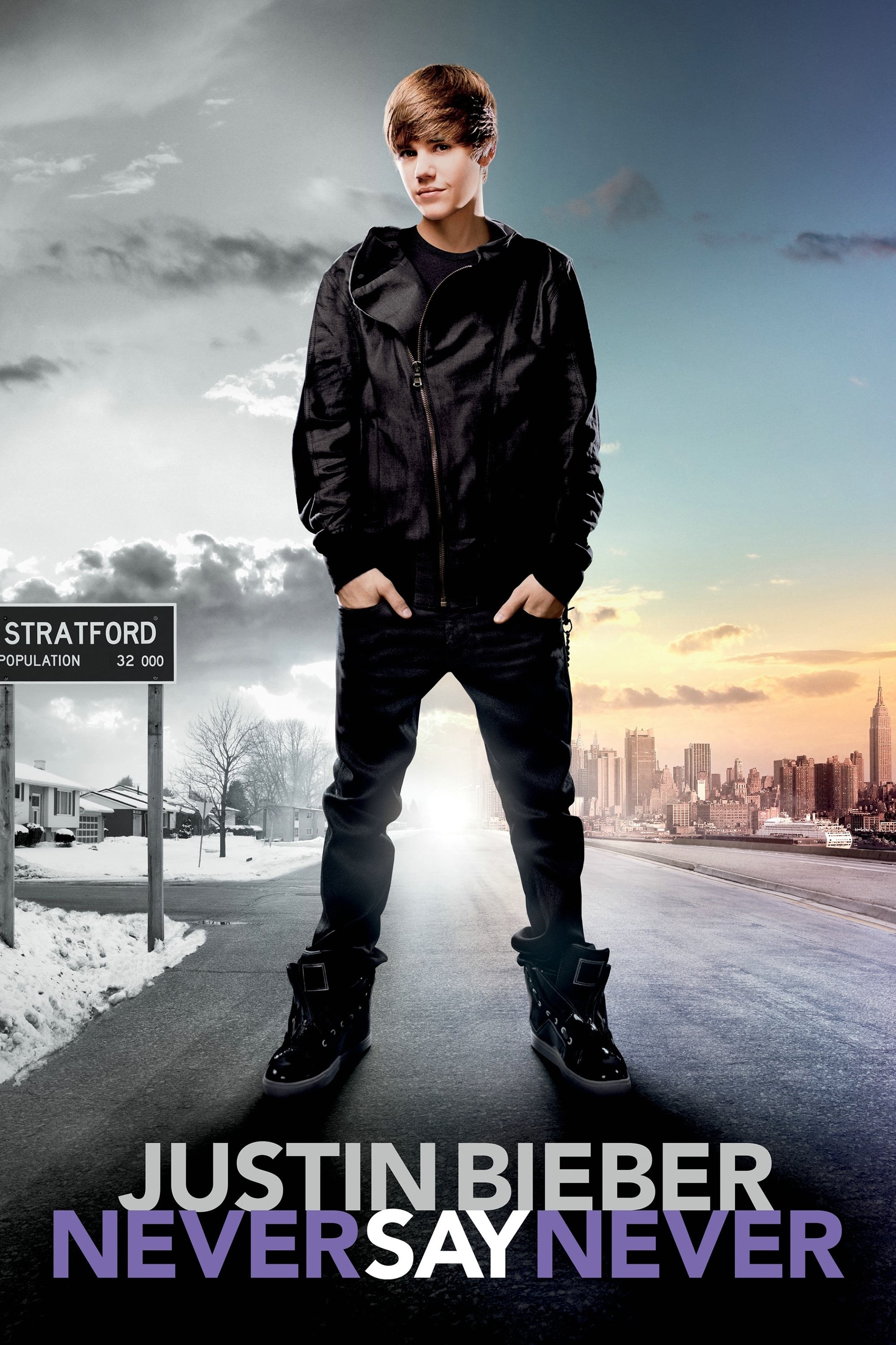 Poster de JUSTIN BIEBER: NEVER SAY NEVER en inglés