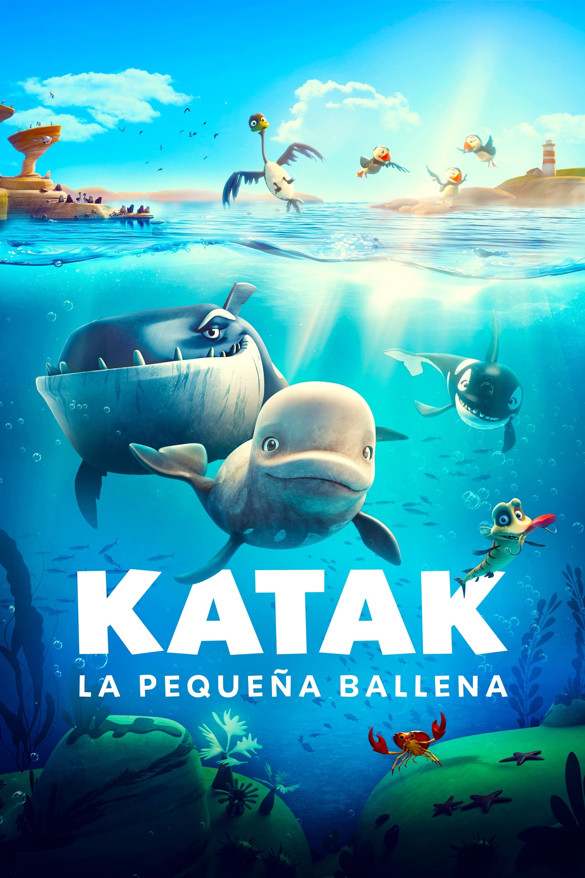 Poster de KATAK, LA PEQUEÑA BALLENA BLANCA en español
