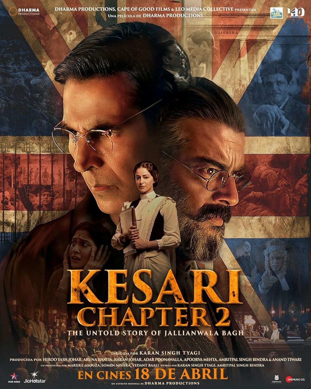 Poster de KESARI CHAPTER 2: THE UNTOLD STORY OF JALLIANWALA BAGH