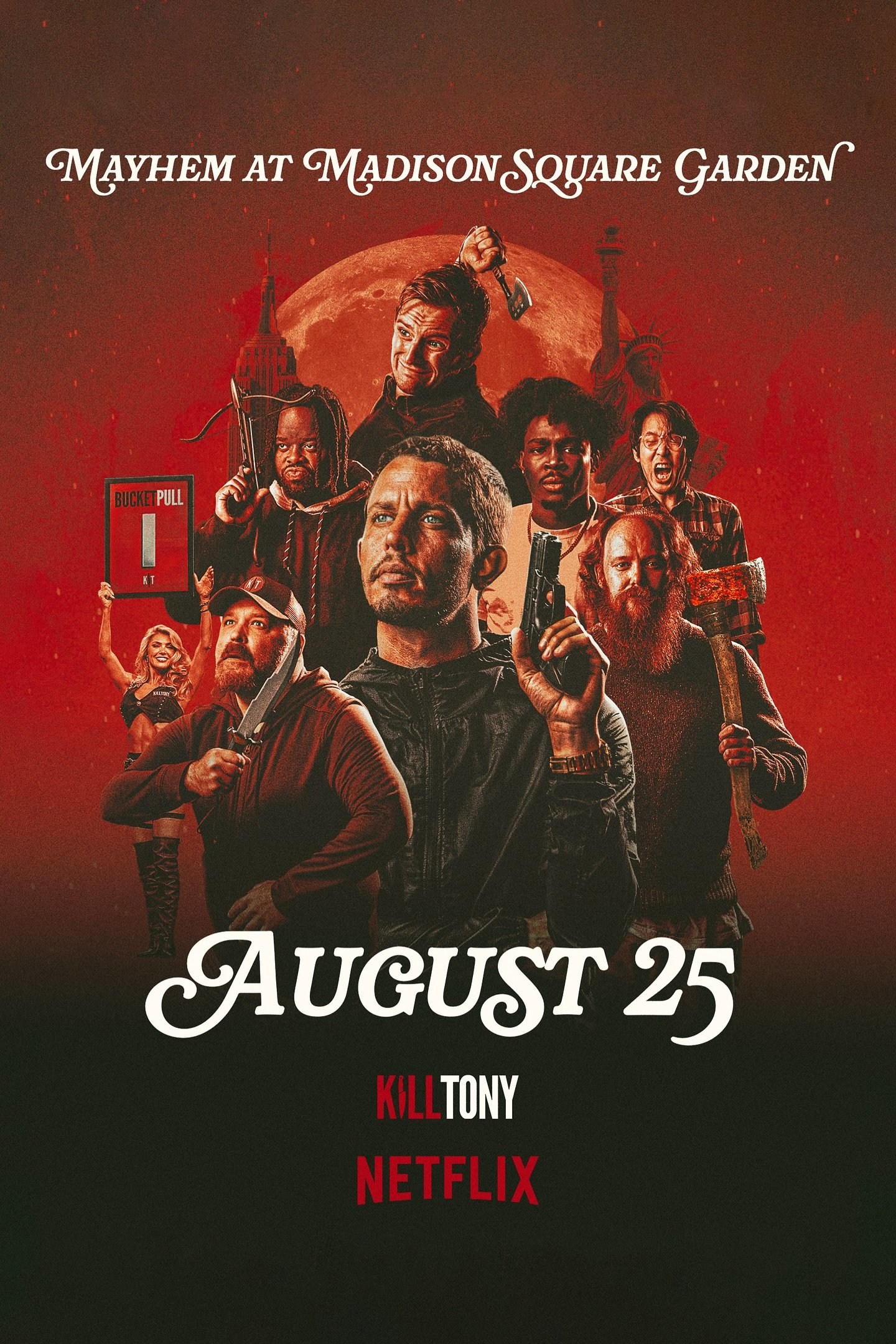 Poster de KILL TONY: MAYHEM AT MADISON SQUARE GARDEN en inglés