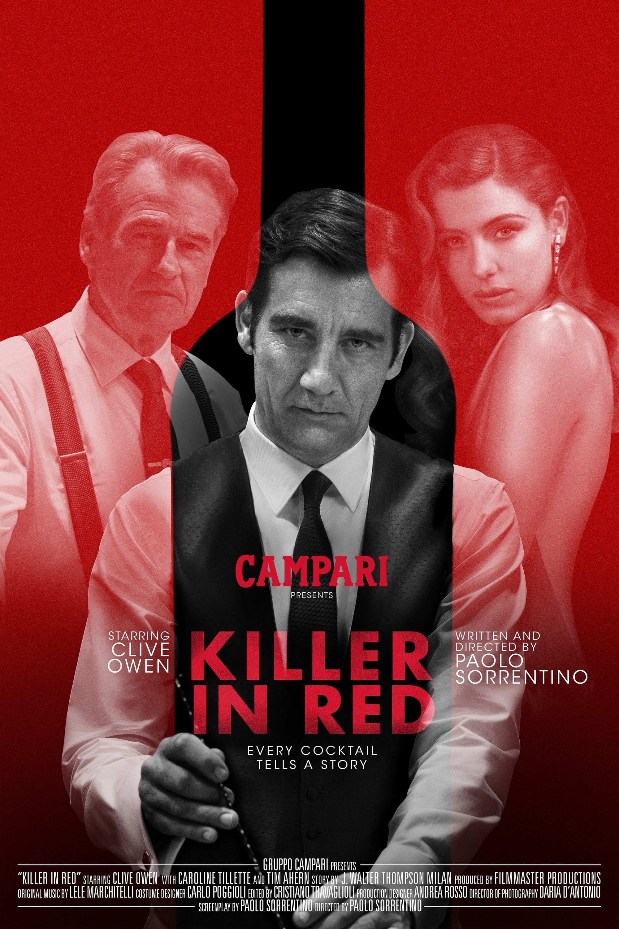 Poster de KILLER IN RED en inglés