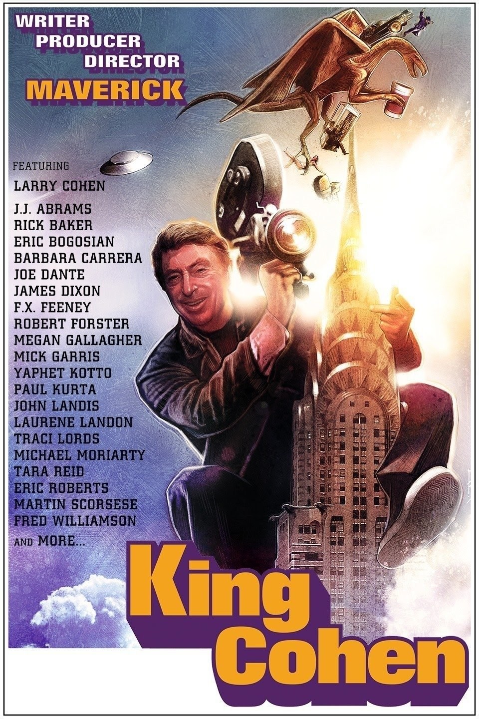Poster de KING COHEN: THE WILD WORLD OF FILMMAKER LARRY COHEN en inglés