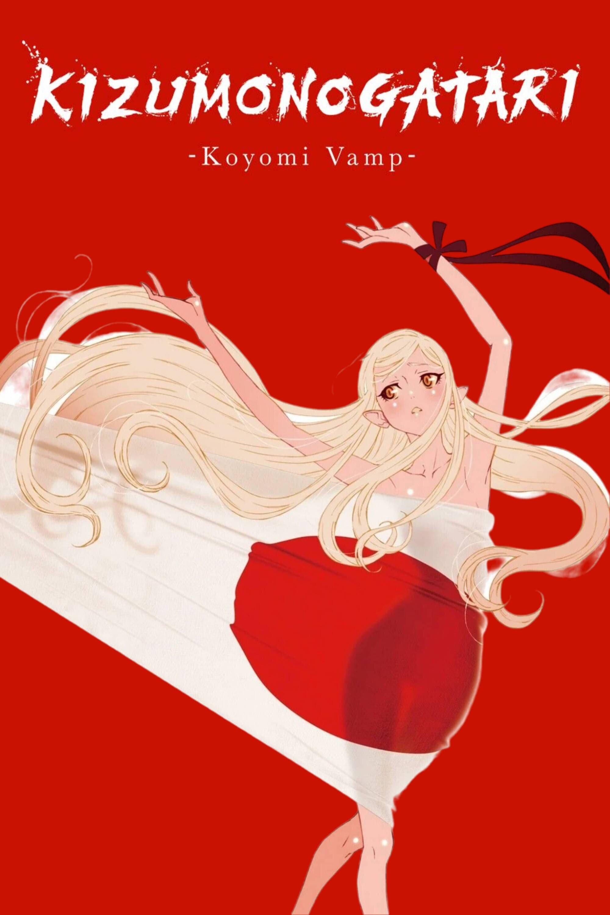 Poster de KIZUMONOGATARI -KOYOMI VAMP- en inglés
