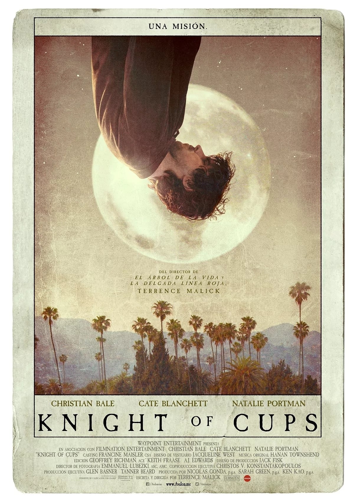 Poster de KNIGHT OF CUPS en español