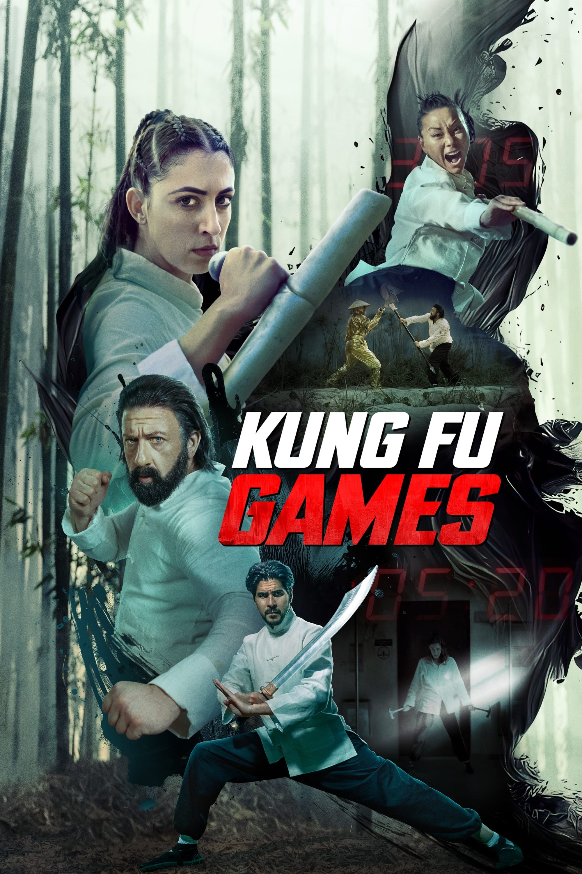 Poster de KUNG FU GAMES en inglés