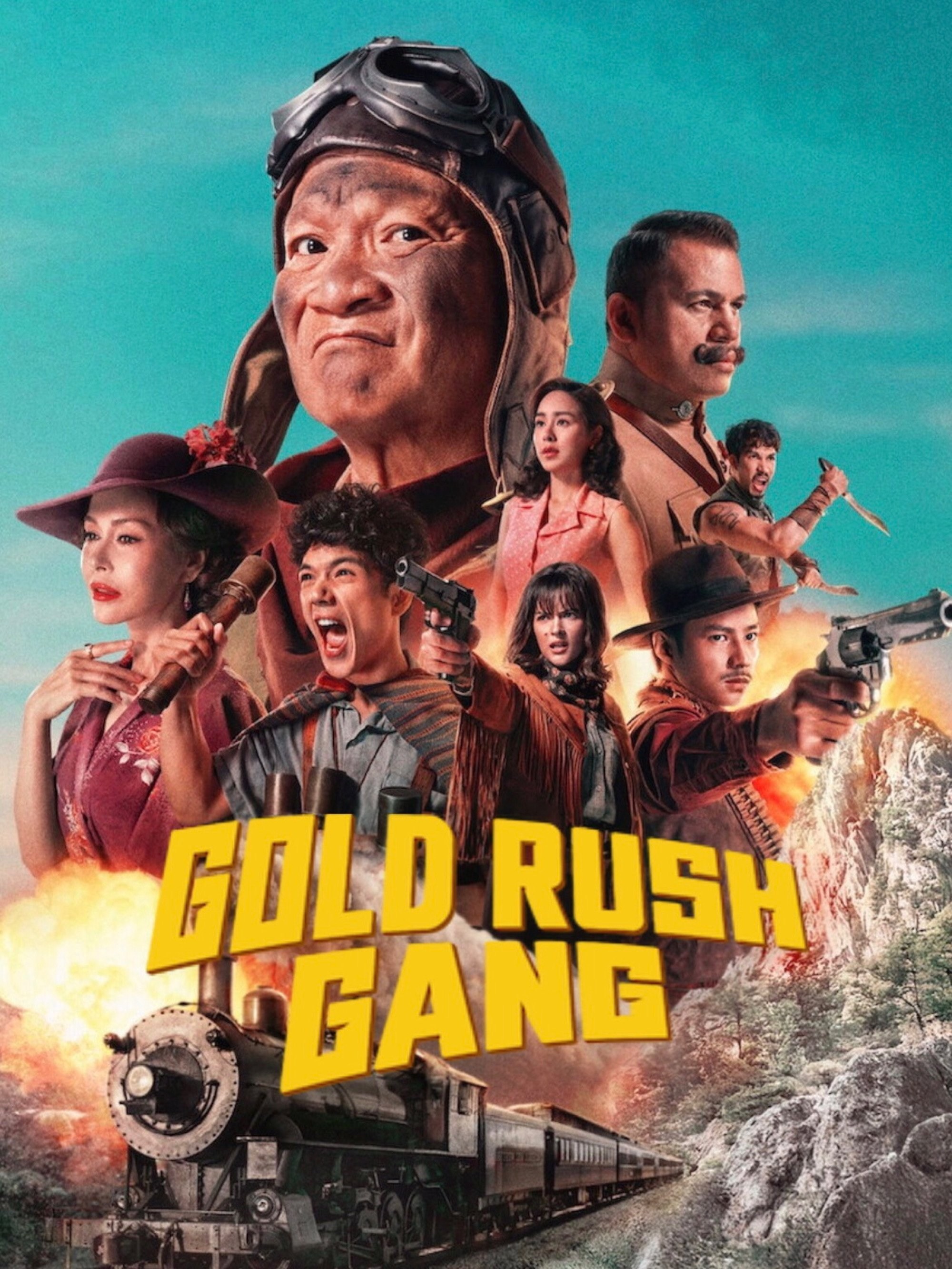 Poster de LA BANDA DE LADRONES DEL ORO en inglés