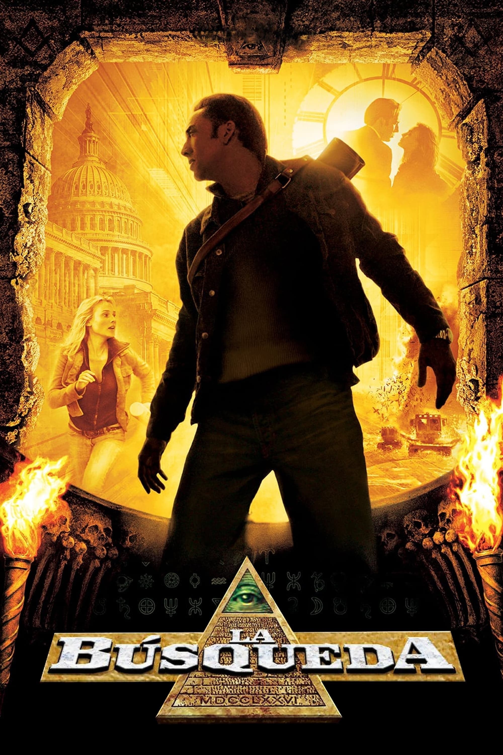 Poster de LA BÚSQUEDA (NATIONAL TREASURE) en español