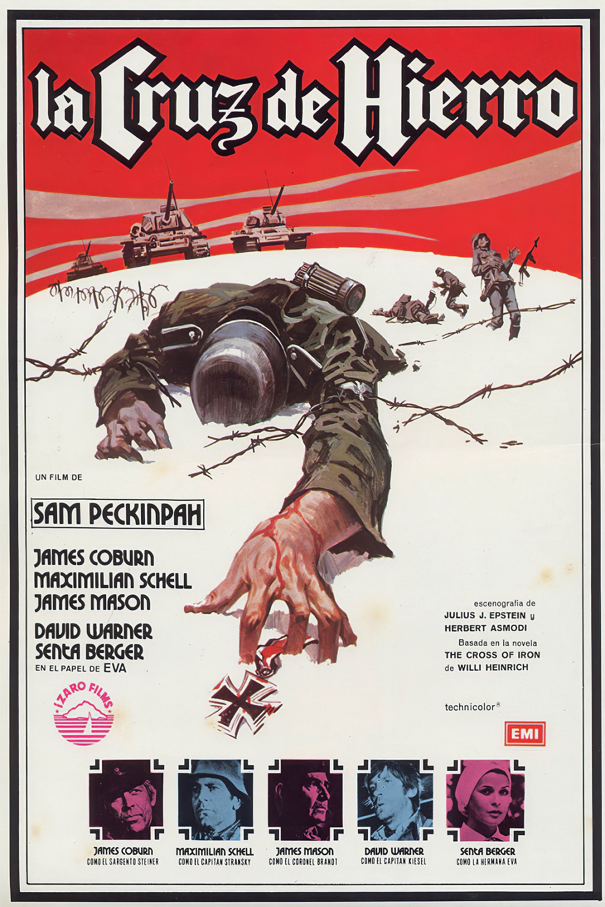 Poster de LA CRUZ DE HIERRO en español