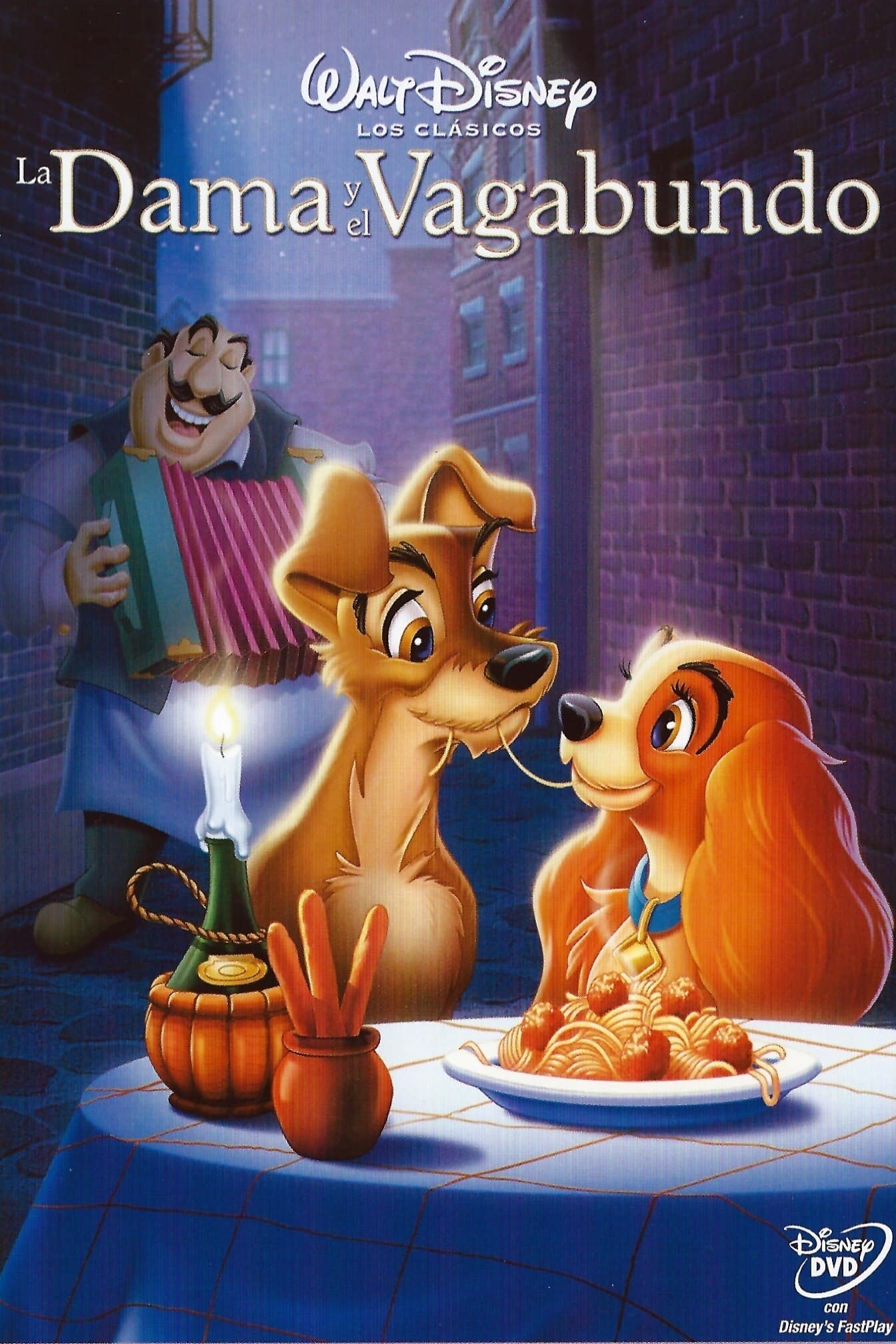 Poster de LA DAMA Y EL VAGABUNDO en español