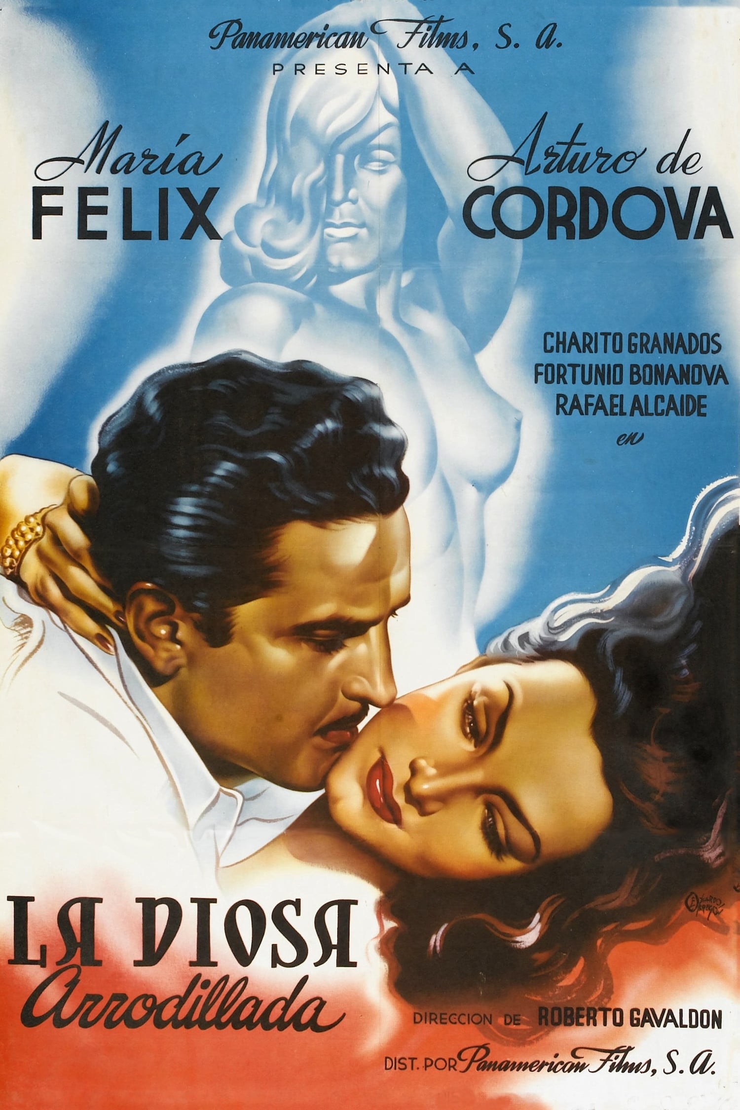 Poster de LA DIOSA ARRODILLADA en español