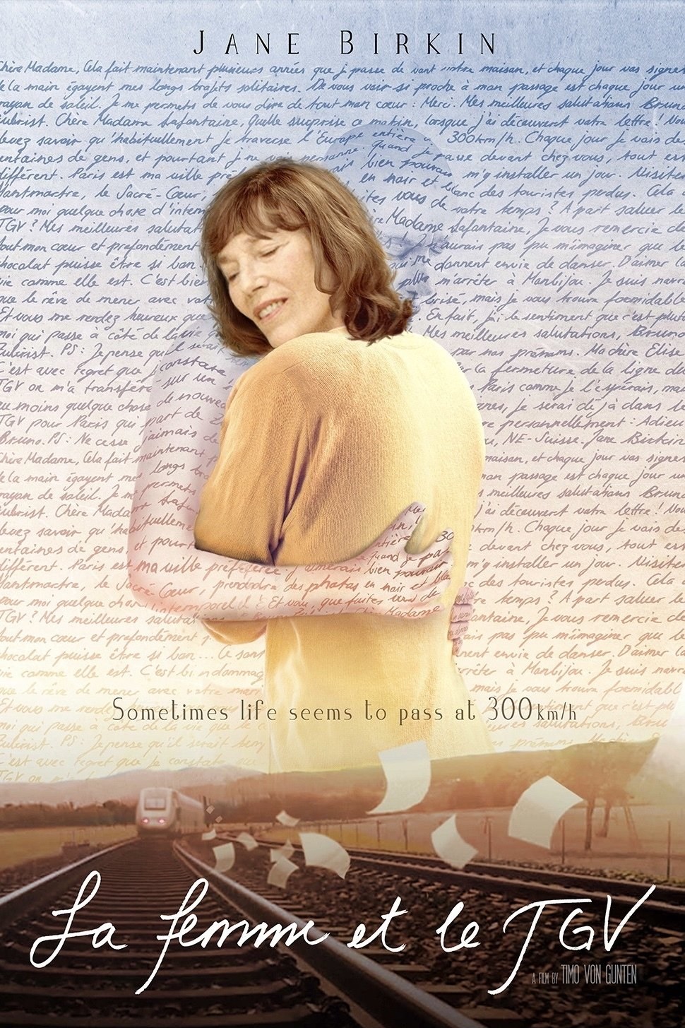 Poster de LA FEMME ET LE TGV en inglés