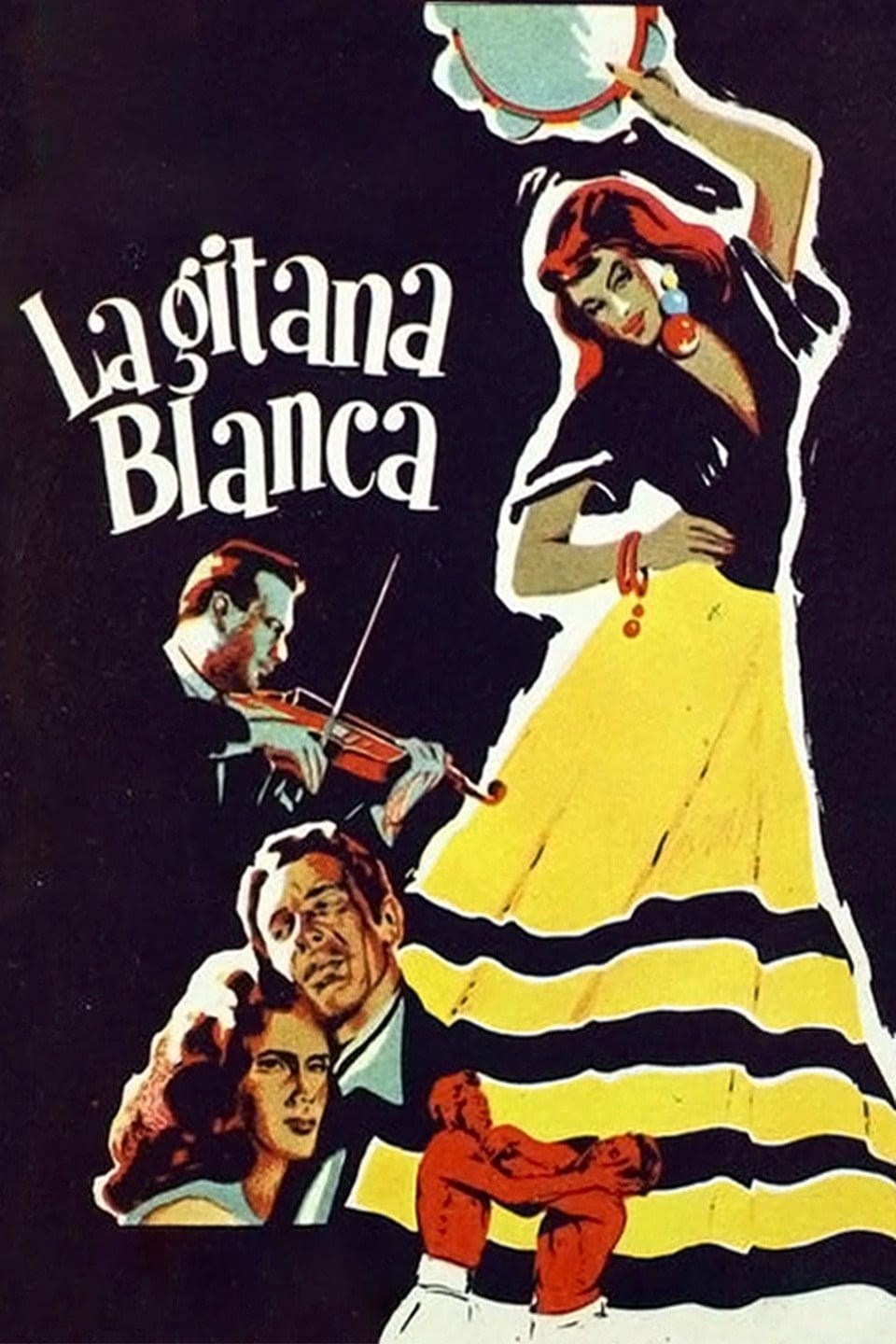 Poster de LA GITANA BLANCA en español