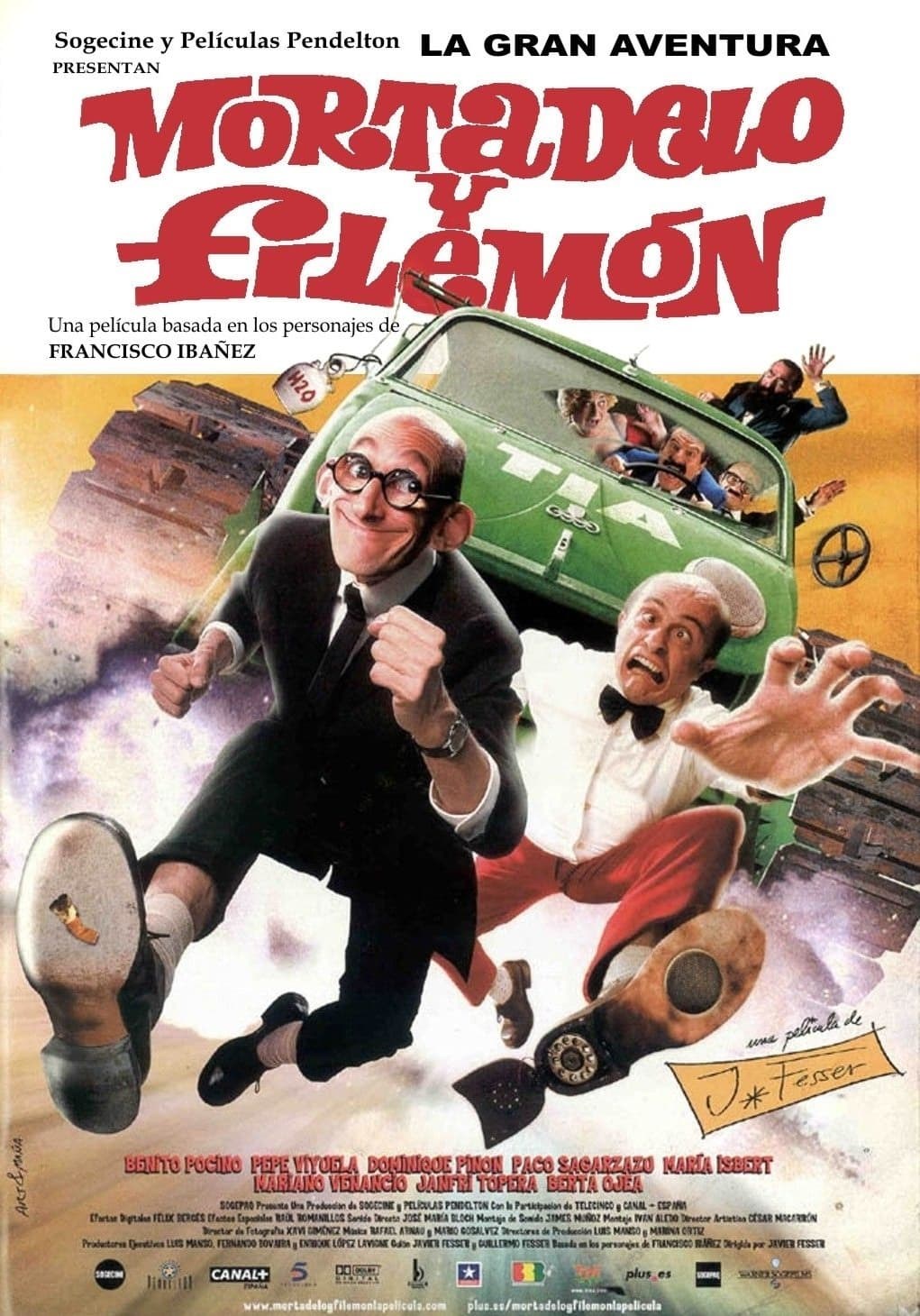 Poster de LA GRAN AVENTURA DE MORTADELO Y FILEMÓN en español