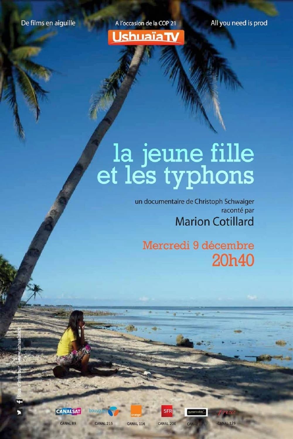 Poster de LA JEUNE FILLE ET LES TYPHONS