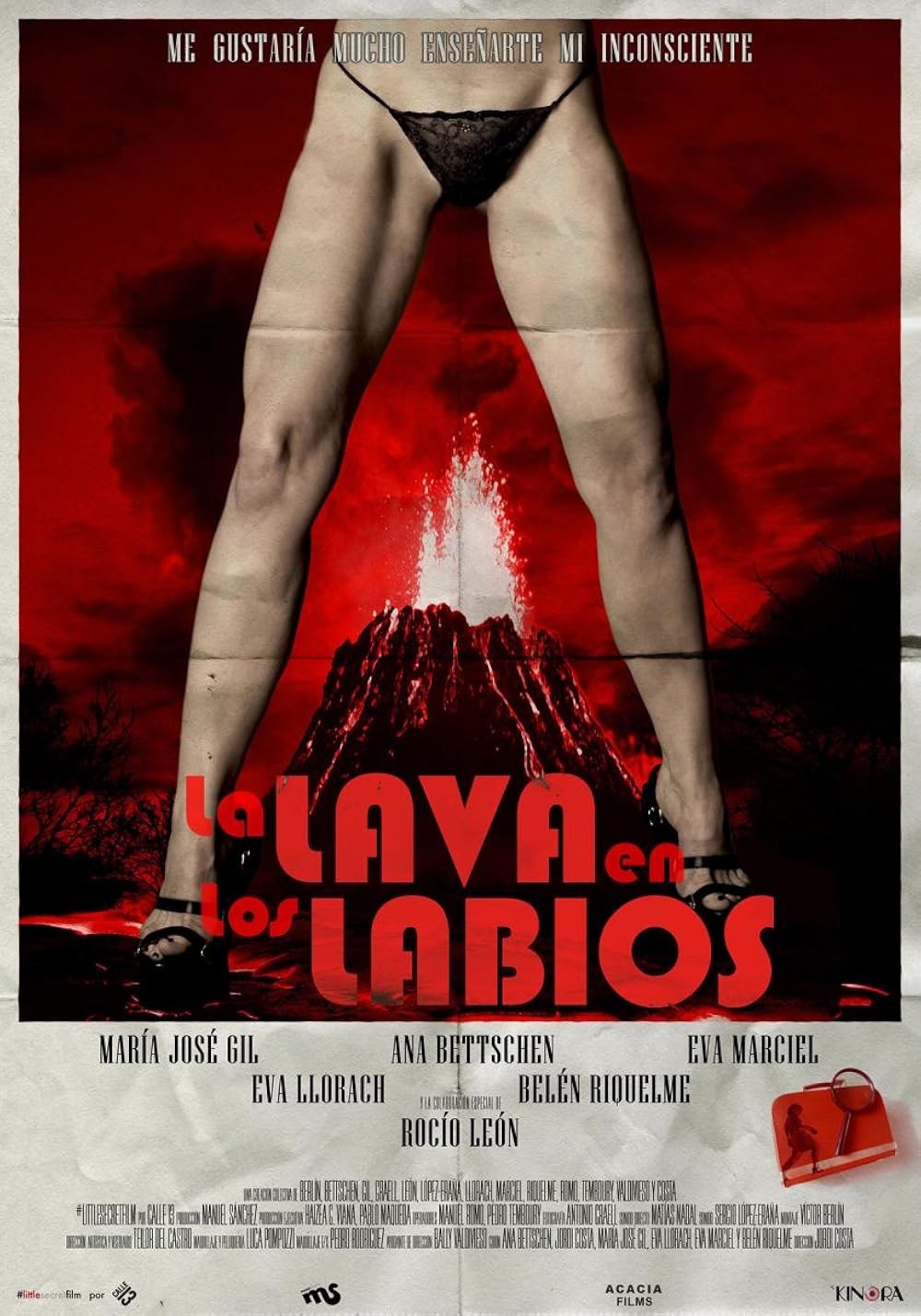 Poster de LA LAVA EN LOS LABIOS