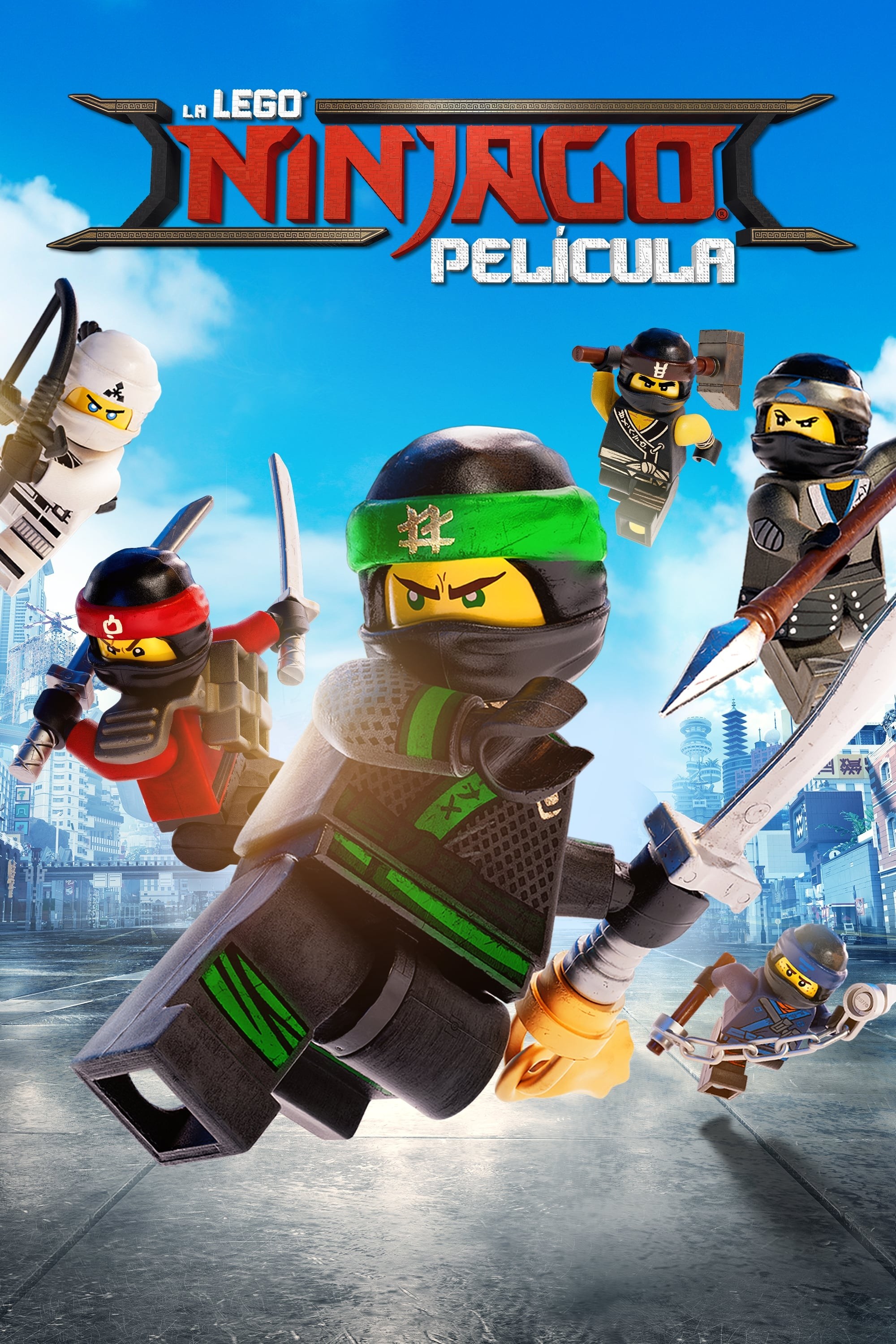 Poster de LA LEGO NINJAGO PELÍCULA en español