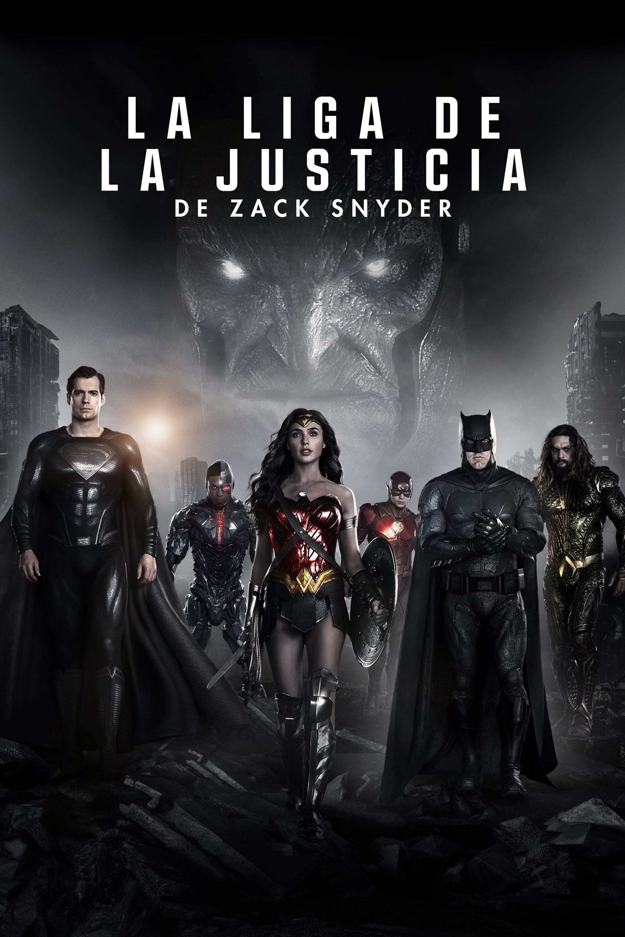 Poster de LA LIGA DE LA JUSTICIA DE ZACK SNYDER en español