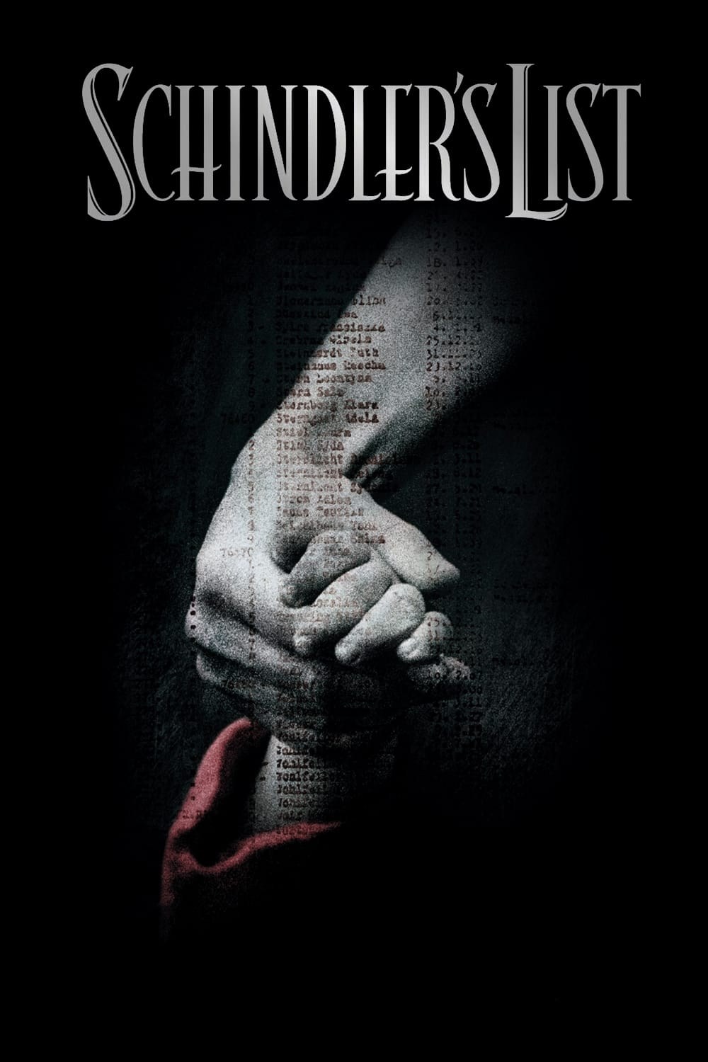 Poster de LA LISTA DE SCHINDLER en inglés