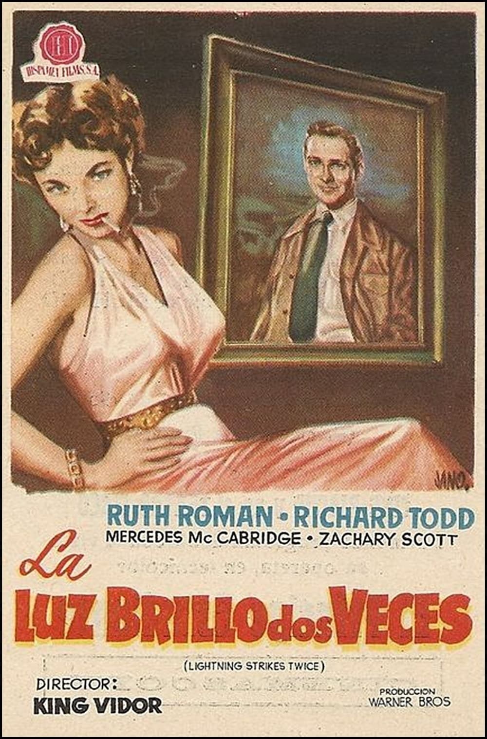 Poster de LA LUZ BRILLÓ DOS VECES en español