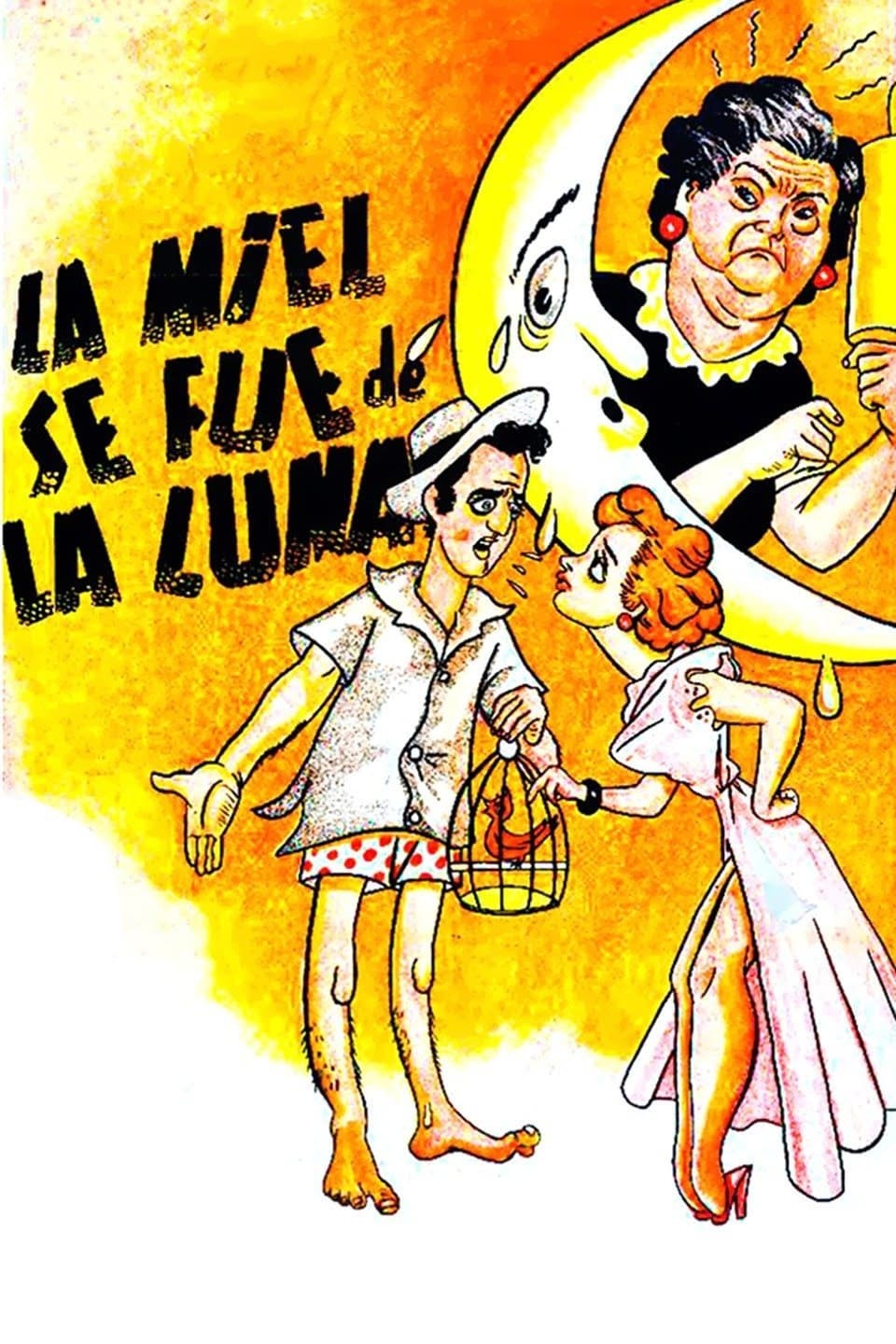 Poster de LA MIEL SE FUE DE LA LUNA en español
