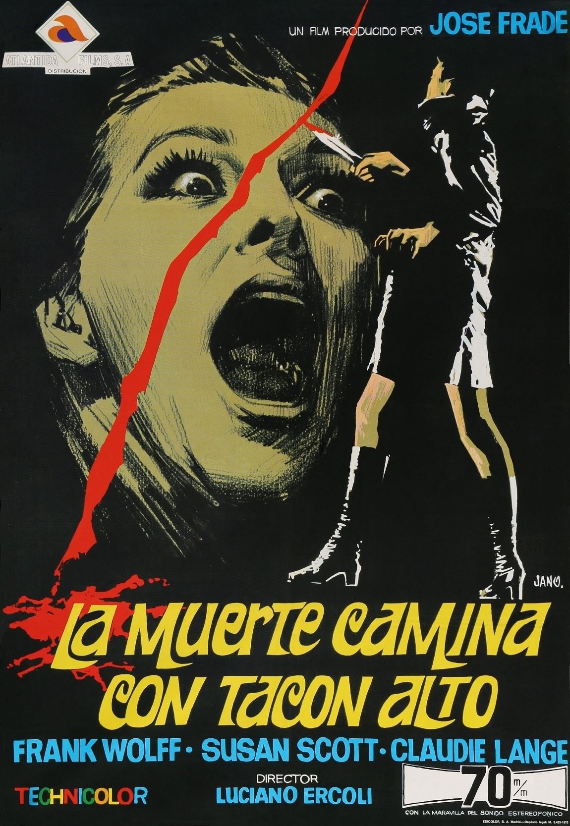 Poster de LA MUERTE CAMINA CON TACÓN ALTO en español