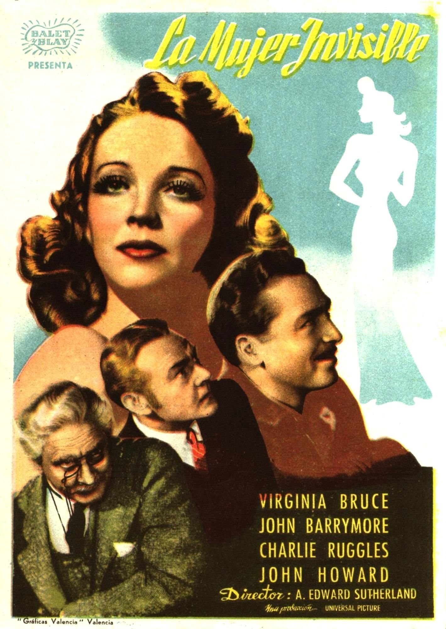 Poster de LA MUJER INVISIBLE en español