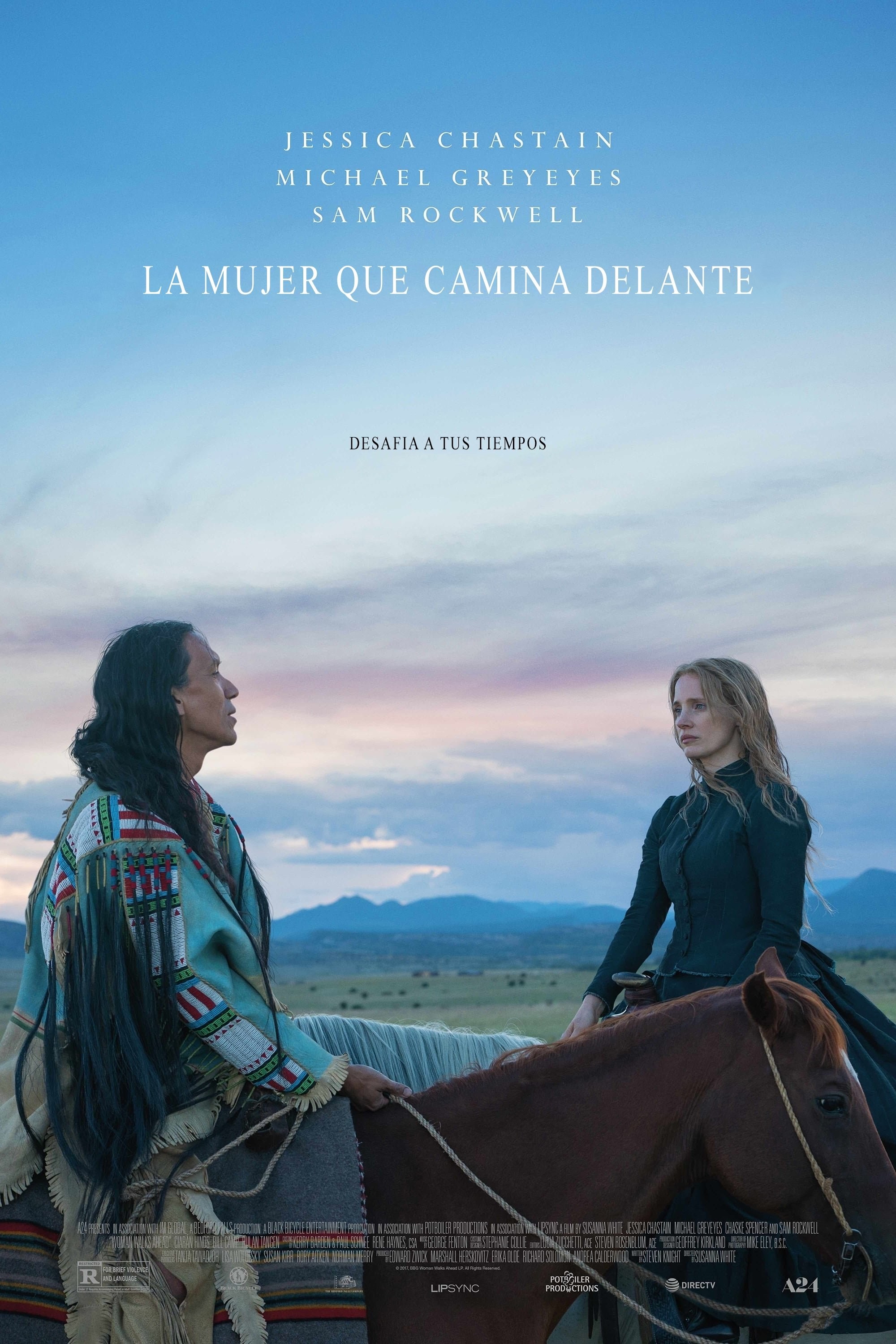 Poster de LA MUJER QUE CAMINA DELANTE en español