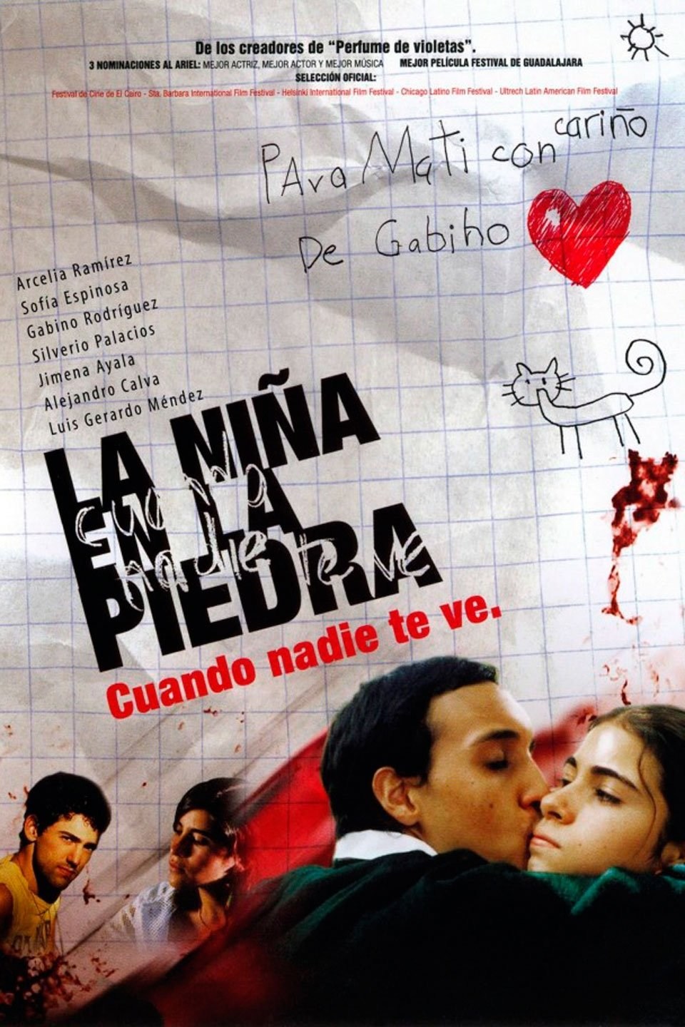 Poster de LA NIÑA EN LA PIEDRA en español
