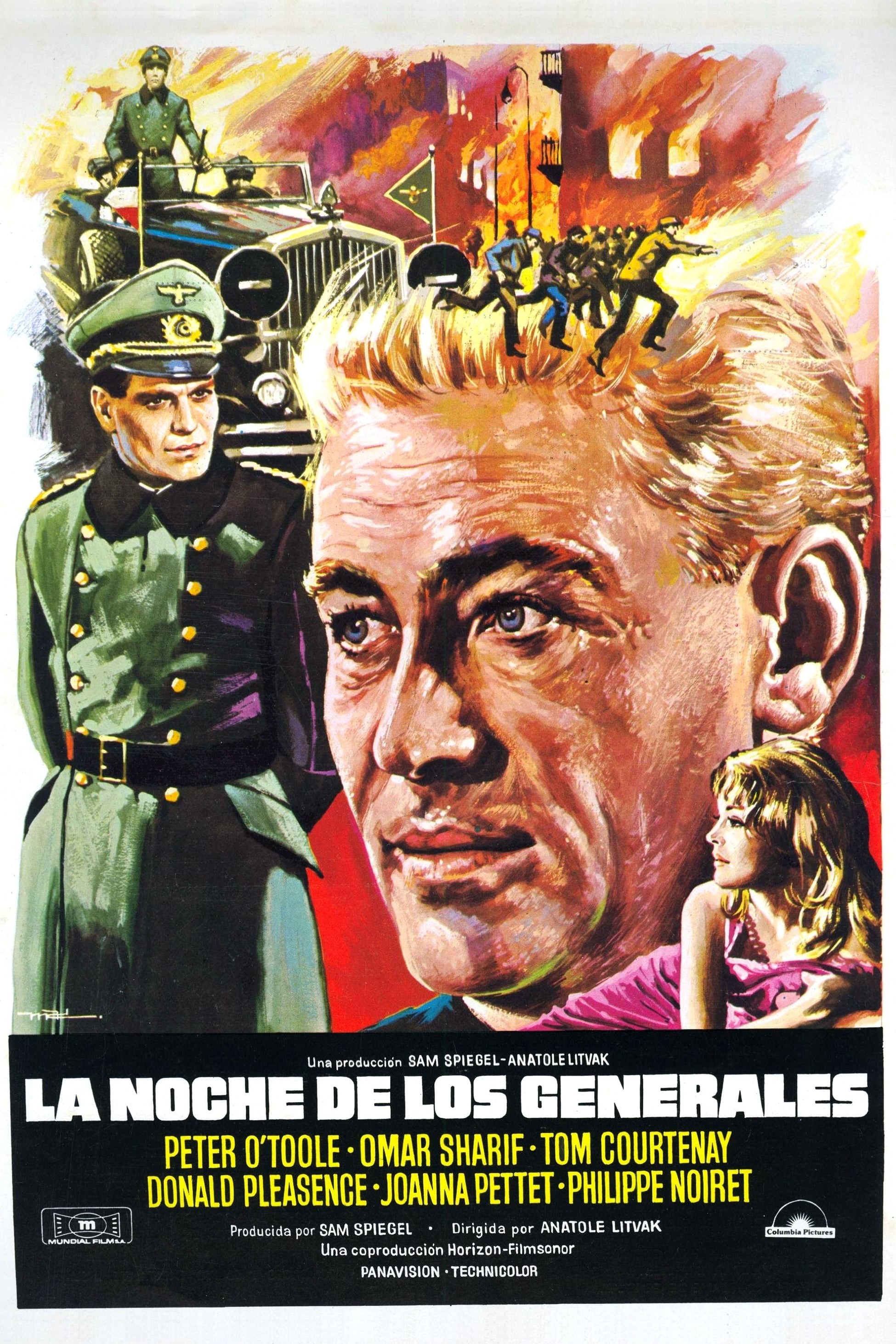 Poster de LA NOCHE DE LOS GENERALES en español