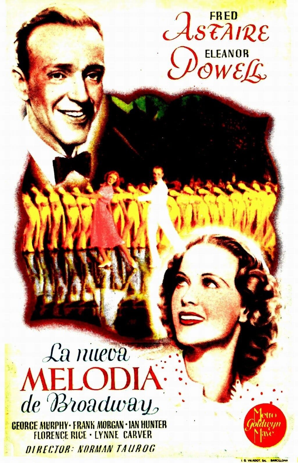 Poster de LA NUEVA MELODÍA DE BROADWAY en español