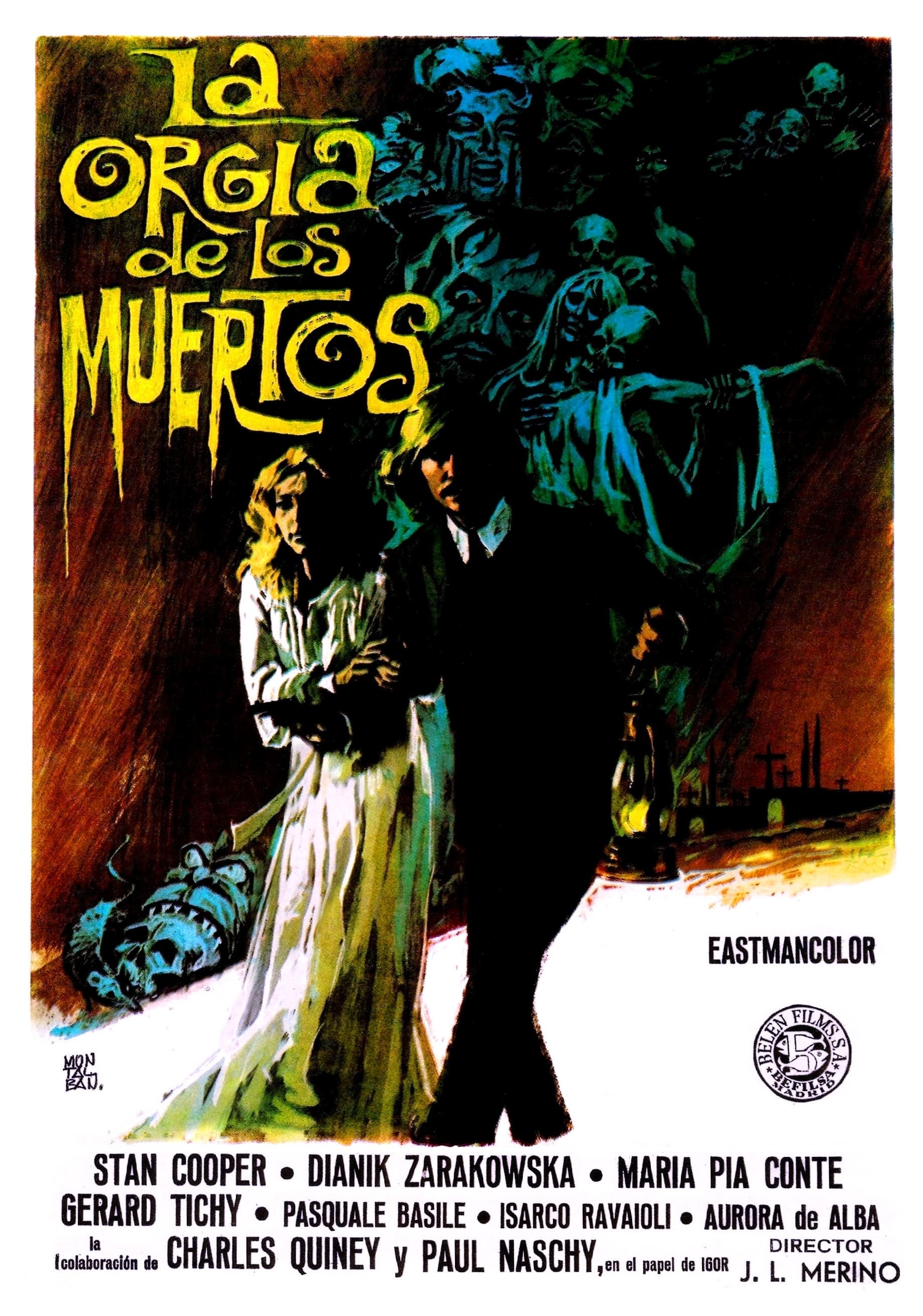 Poster de LA ORGÍA DE LOS MUERTOS en español