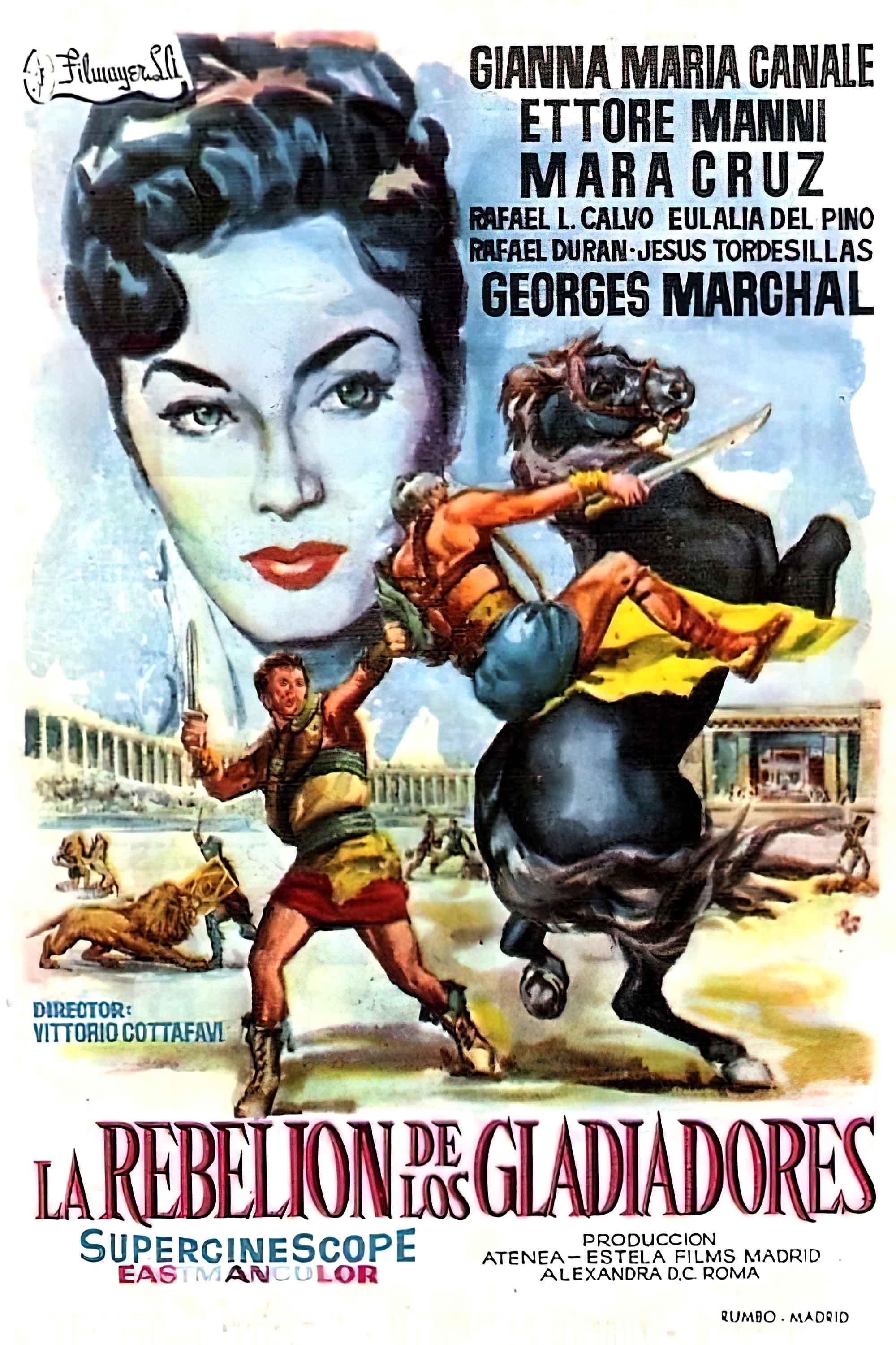 Poster de LA REBELIÓN DE LOS GLADIADORES en español