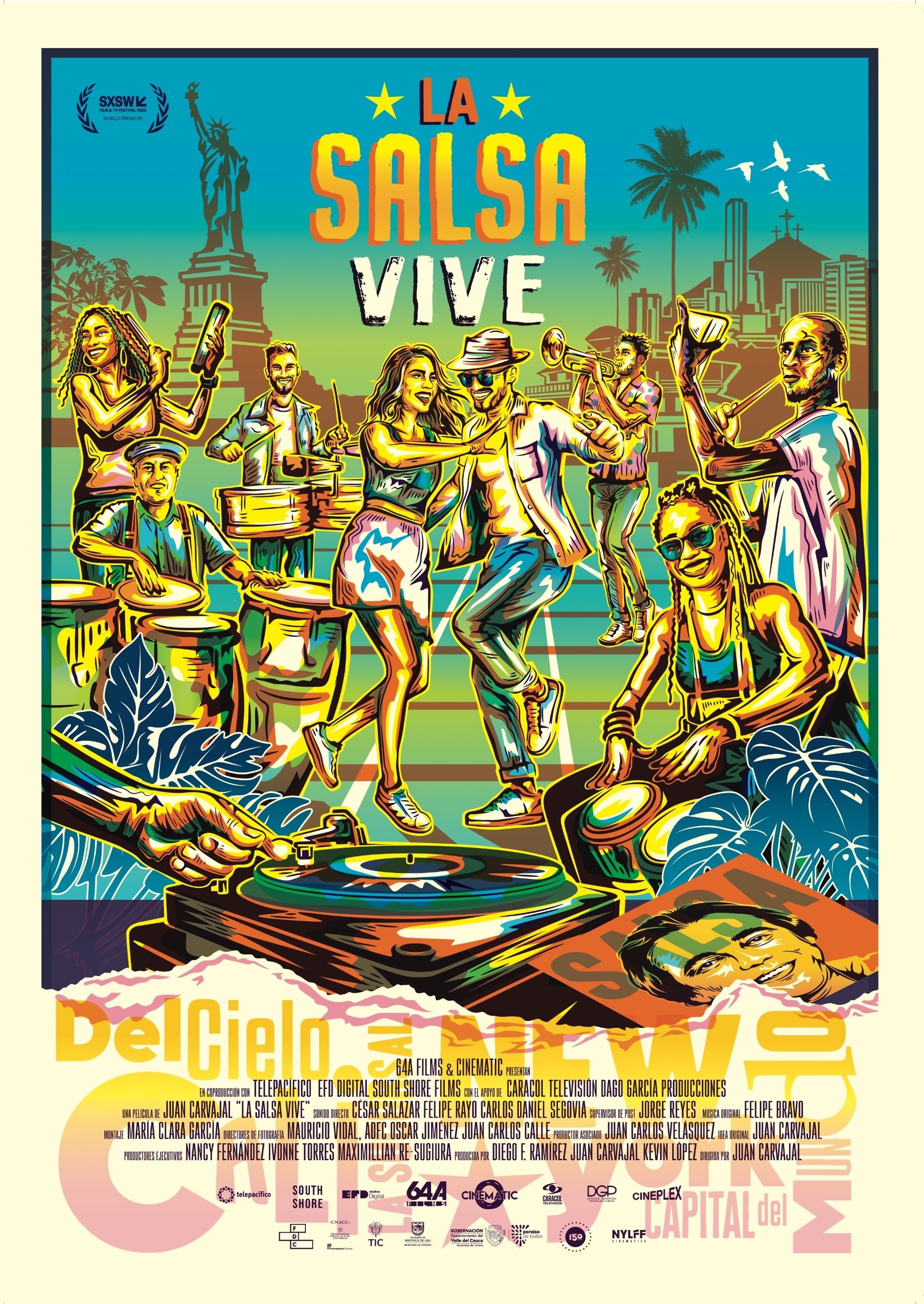 Poster de LA SALSA VIVE