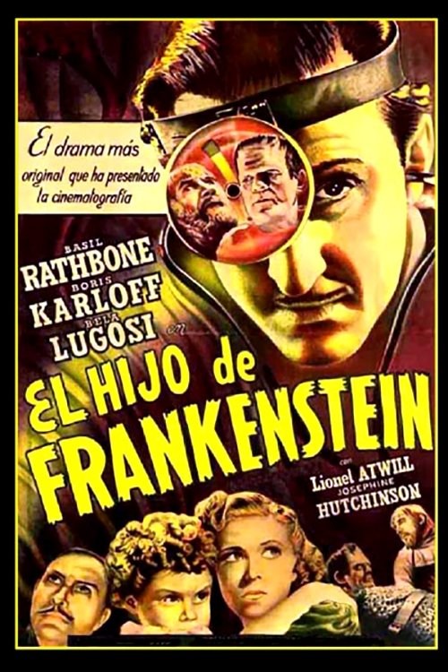 Poster de LA SOMBRA DE FRANKENSTEIN en español