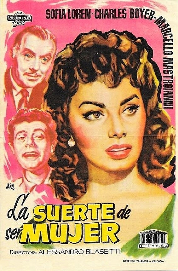 Poster de LA SUERTE DE SER MUJER en español