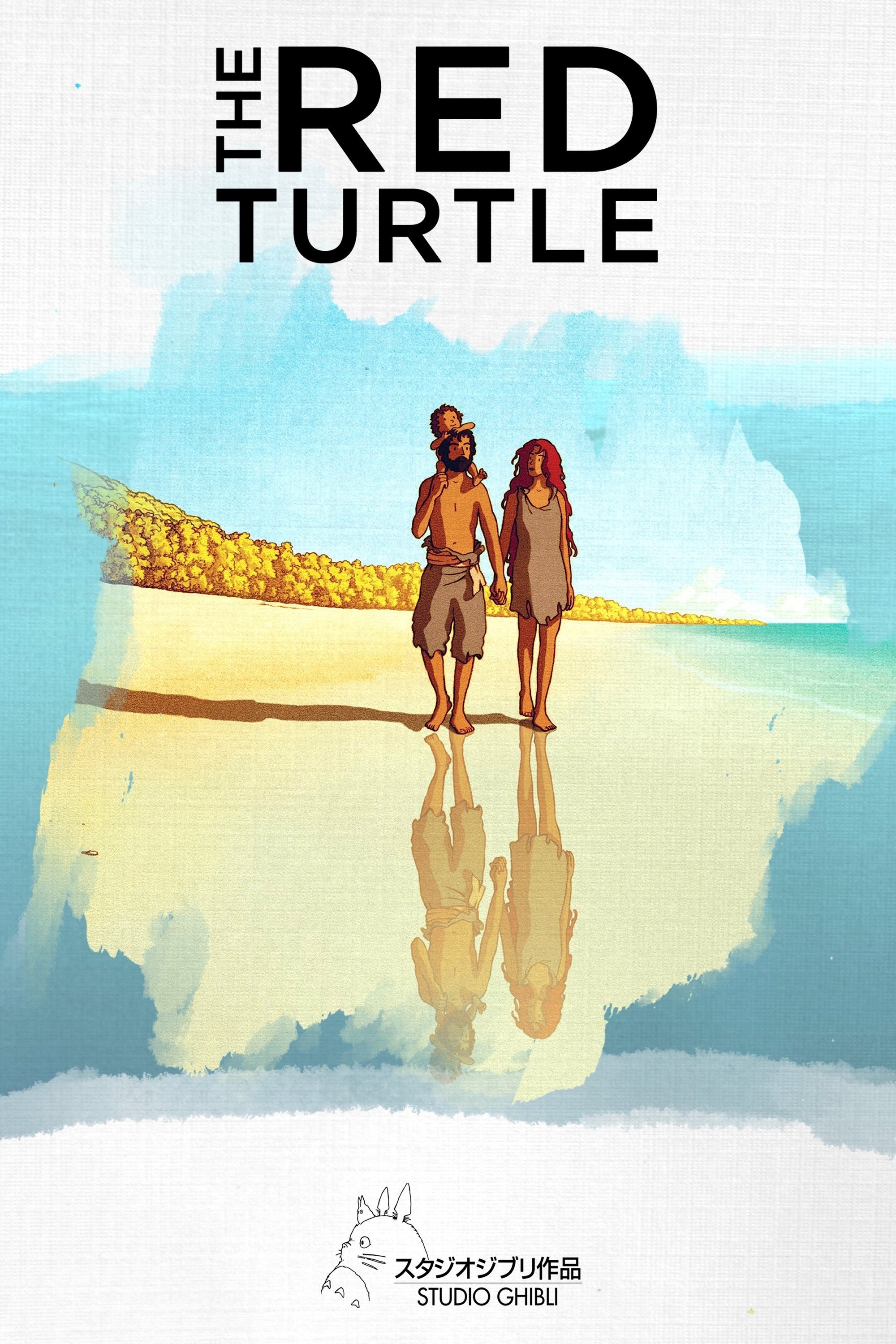 Poster de LA TORTUGA ROJA en inglés