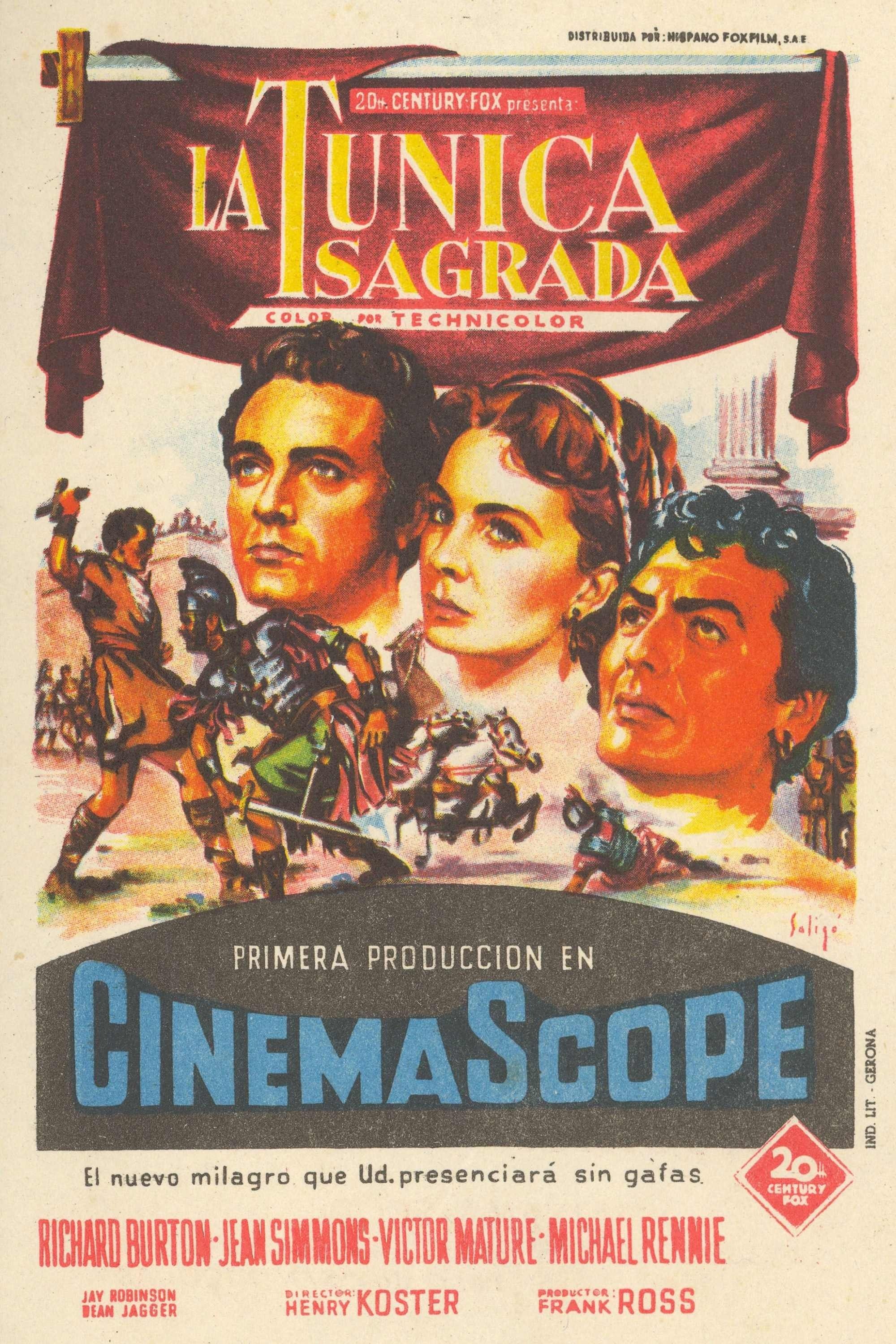 Poster de LA TÚNICA SAGRADA en español