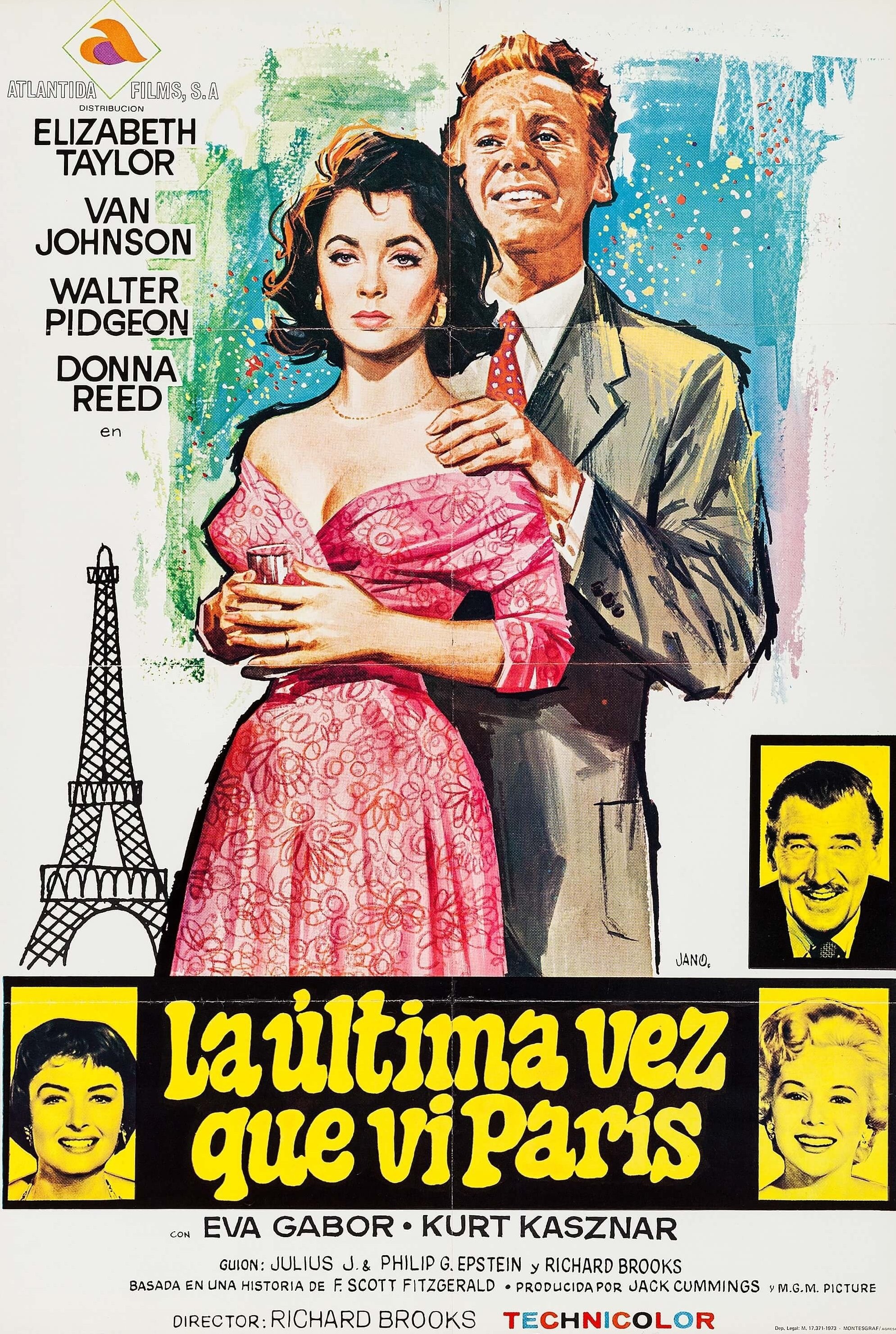 Poster de LA ÚLTIMA VEZ QUE VI PARÍS en español