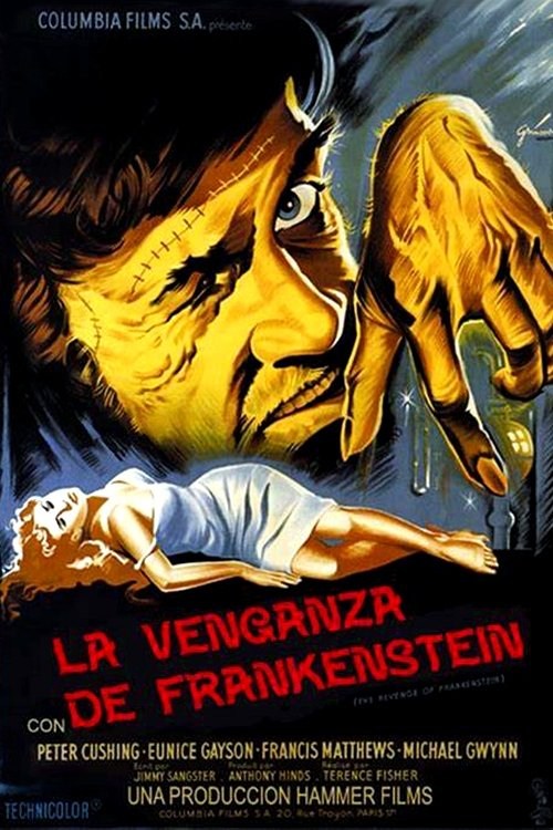 Poster de LA VENGANZA DE FRANKENSTEIN en español