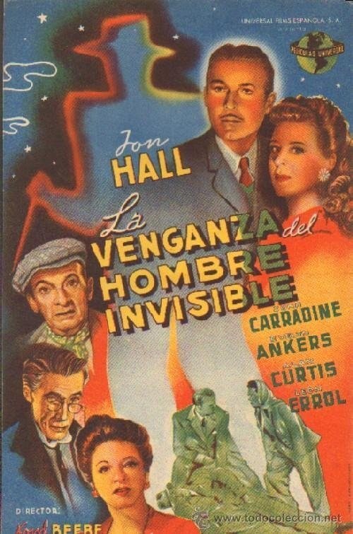 Poster de LA VENGANZA DEL HOMBRE INVISIBLE en español