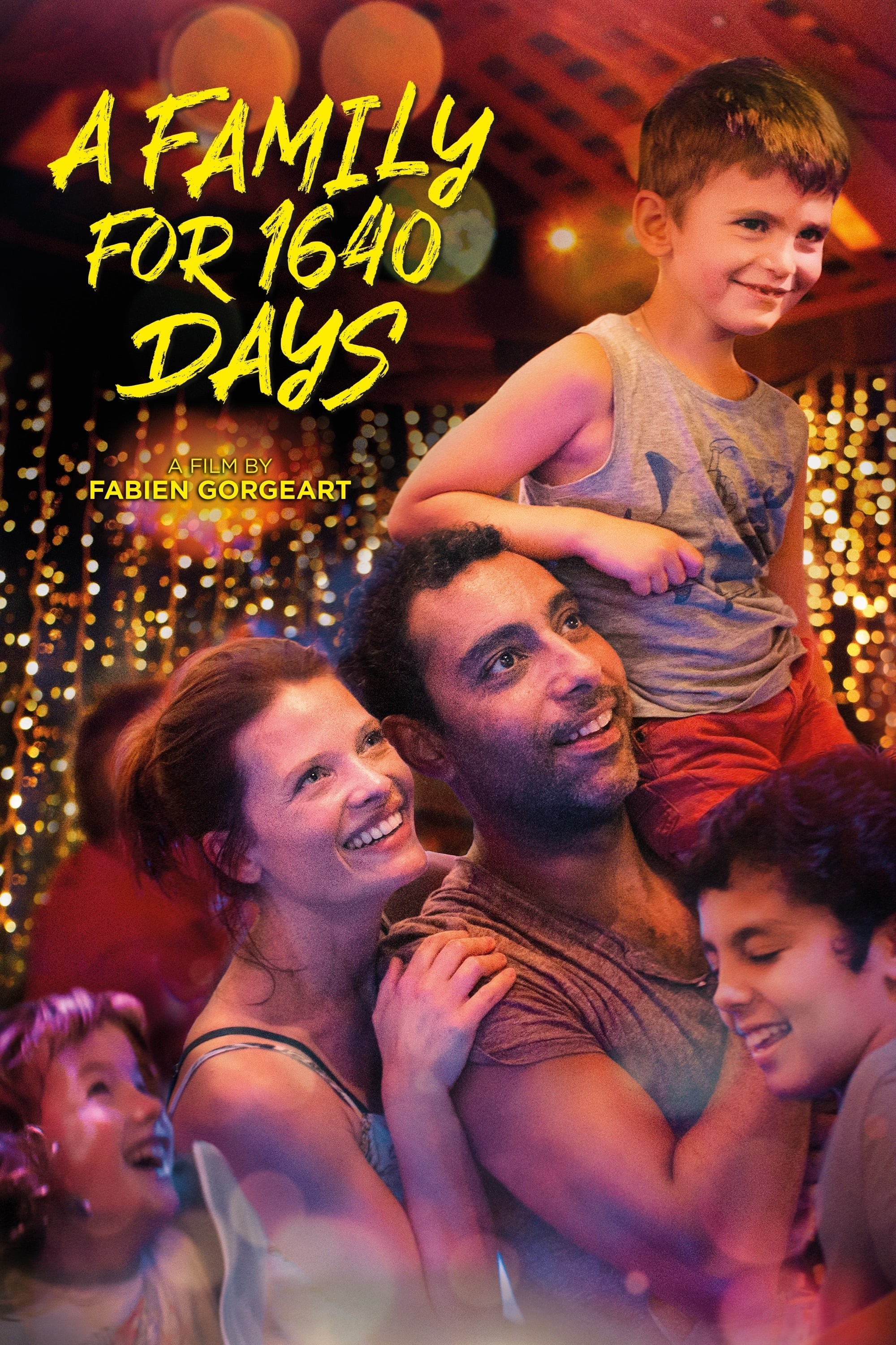Poster de LA VRAIE FAMILLE en inglés
